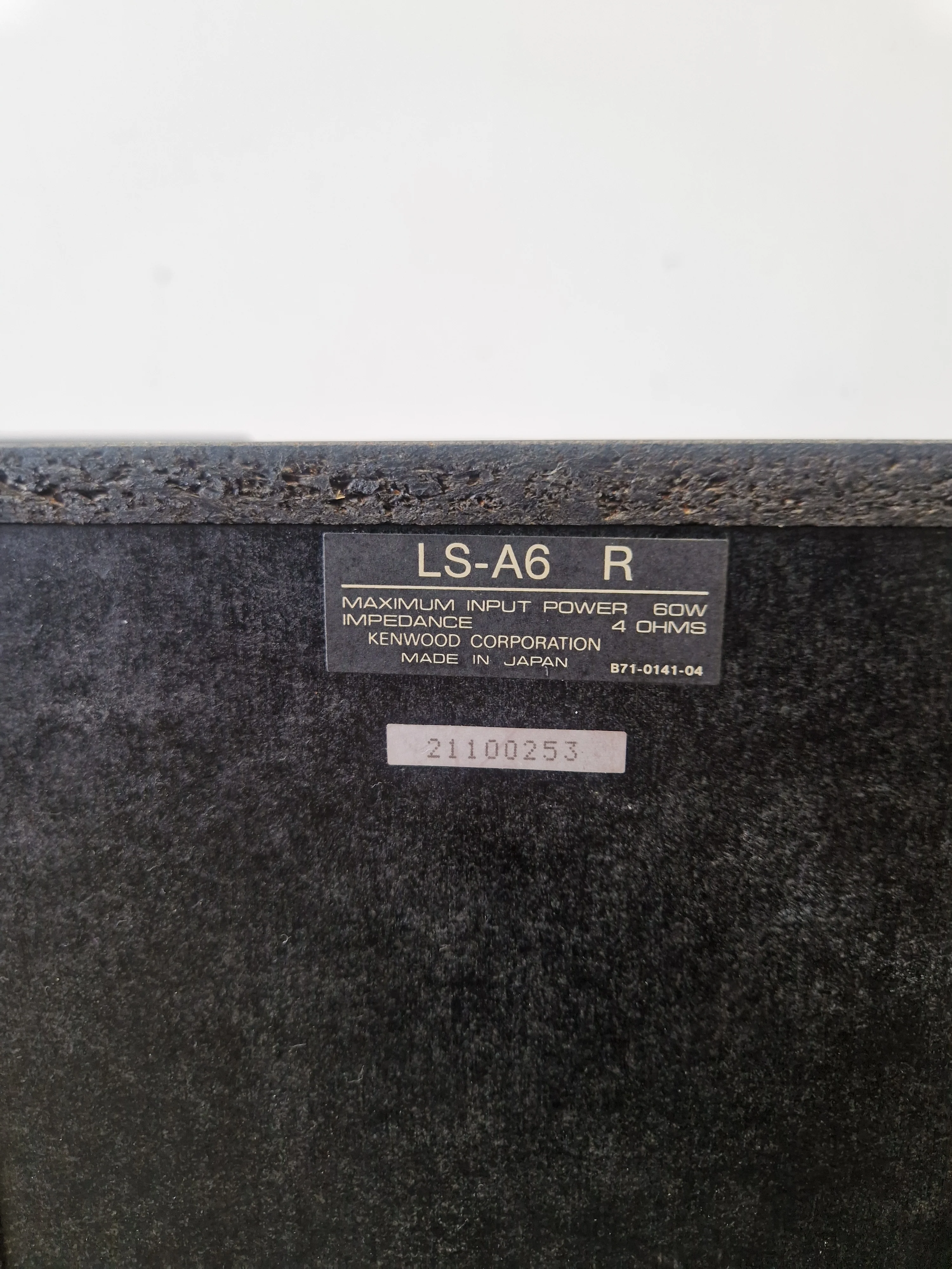 Kenwood LS-A6 – 60W Hi-Fi Speakers – Compact Design & Wired Connectivity – Very Good w/ Original Box - Image 5