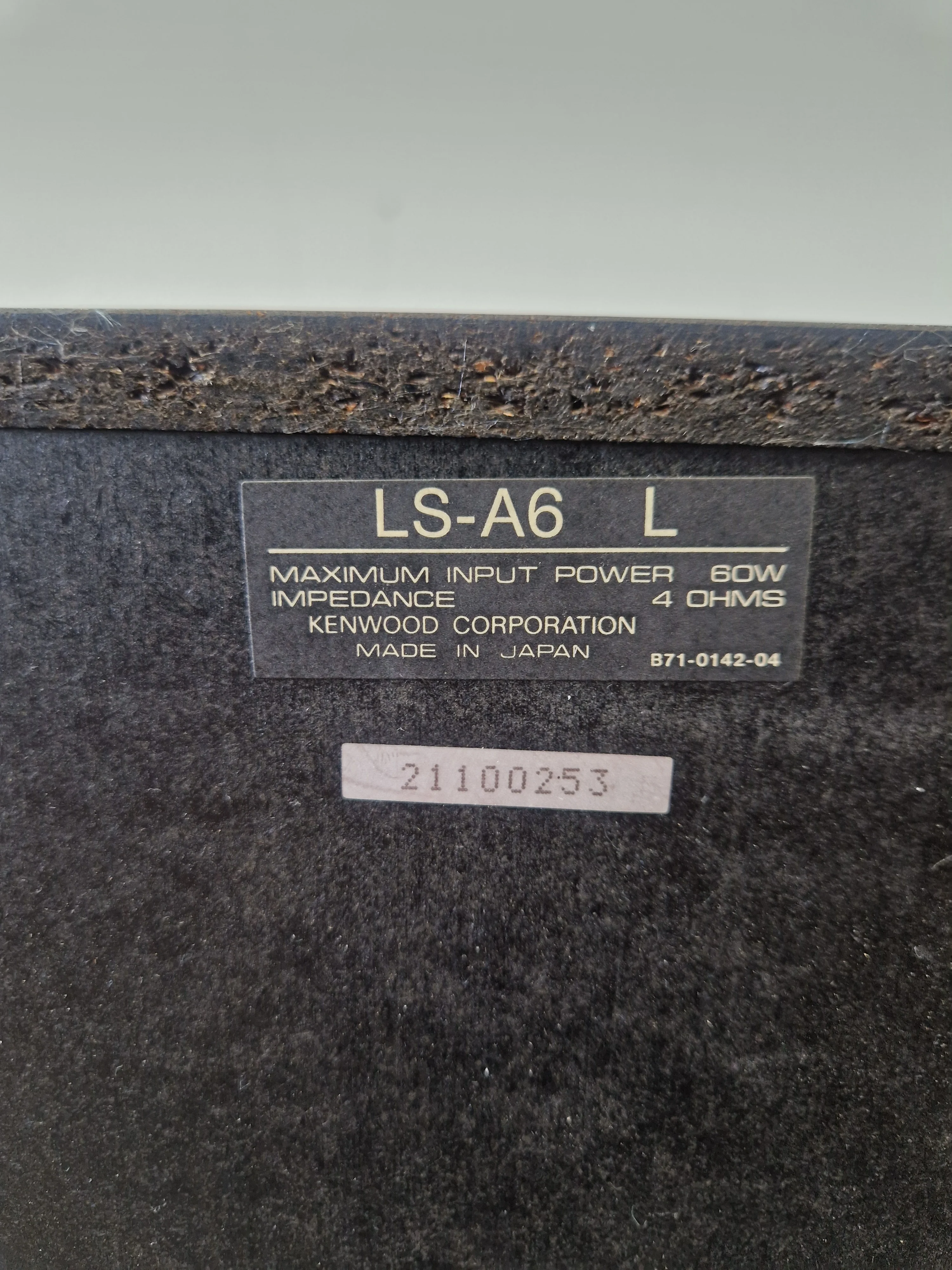 Kenwood LS-A6 – 60W Hi-Fi Speakers – Compact Design & Wired Connectivity – Very Good w/ Original Box - Image 7