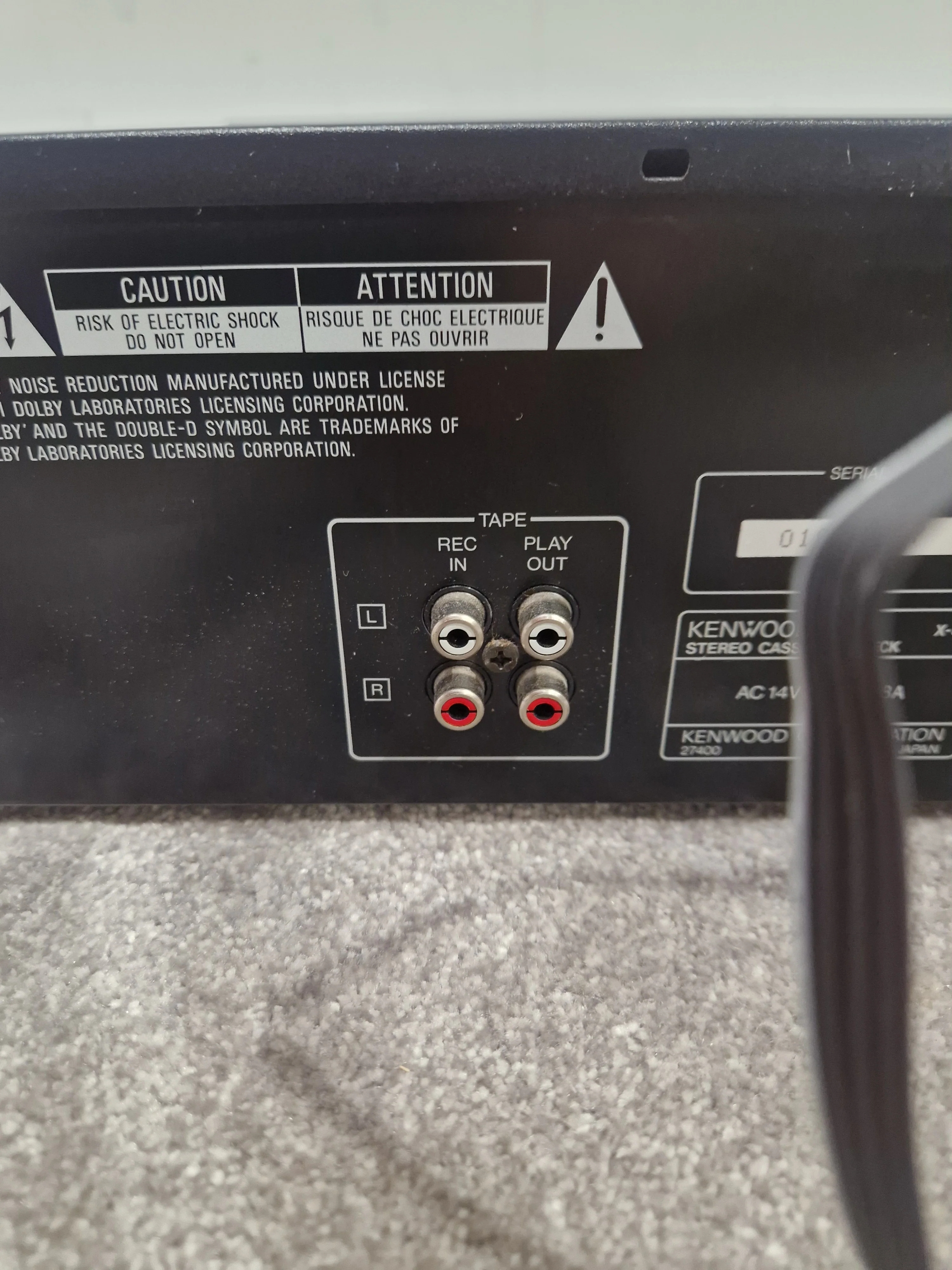 Kenwood X-34 Cassette Player - Vintage Audio, Auto-Reverse - Spares or Repair - Image 4