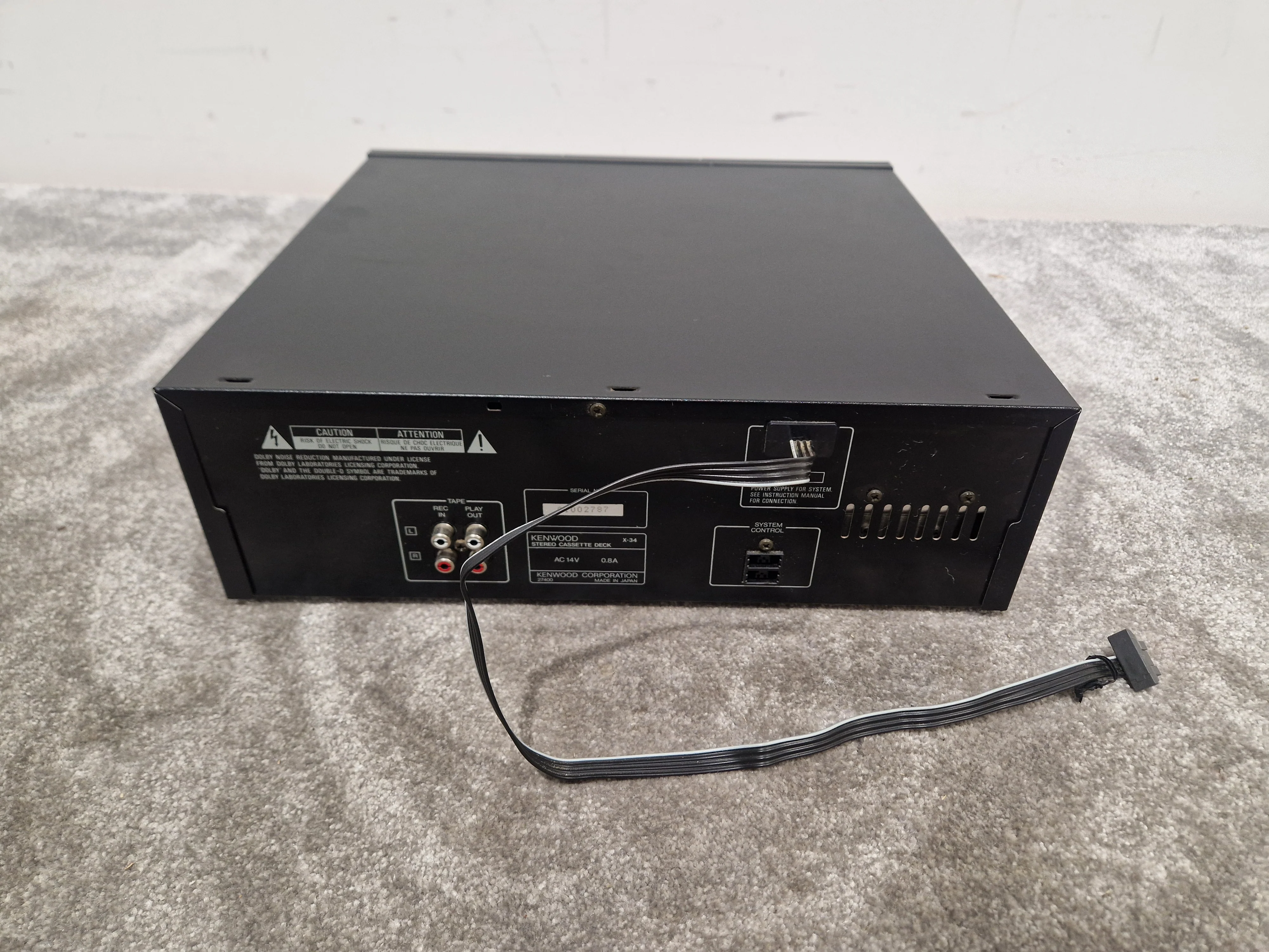 Kenwood X-34 Cassette Player - Vintage Audio, Auto-Reverse - Spares or Repair - Image 7