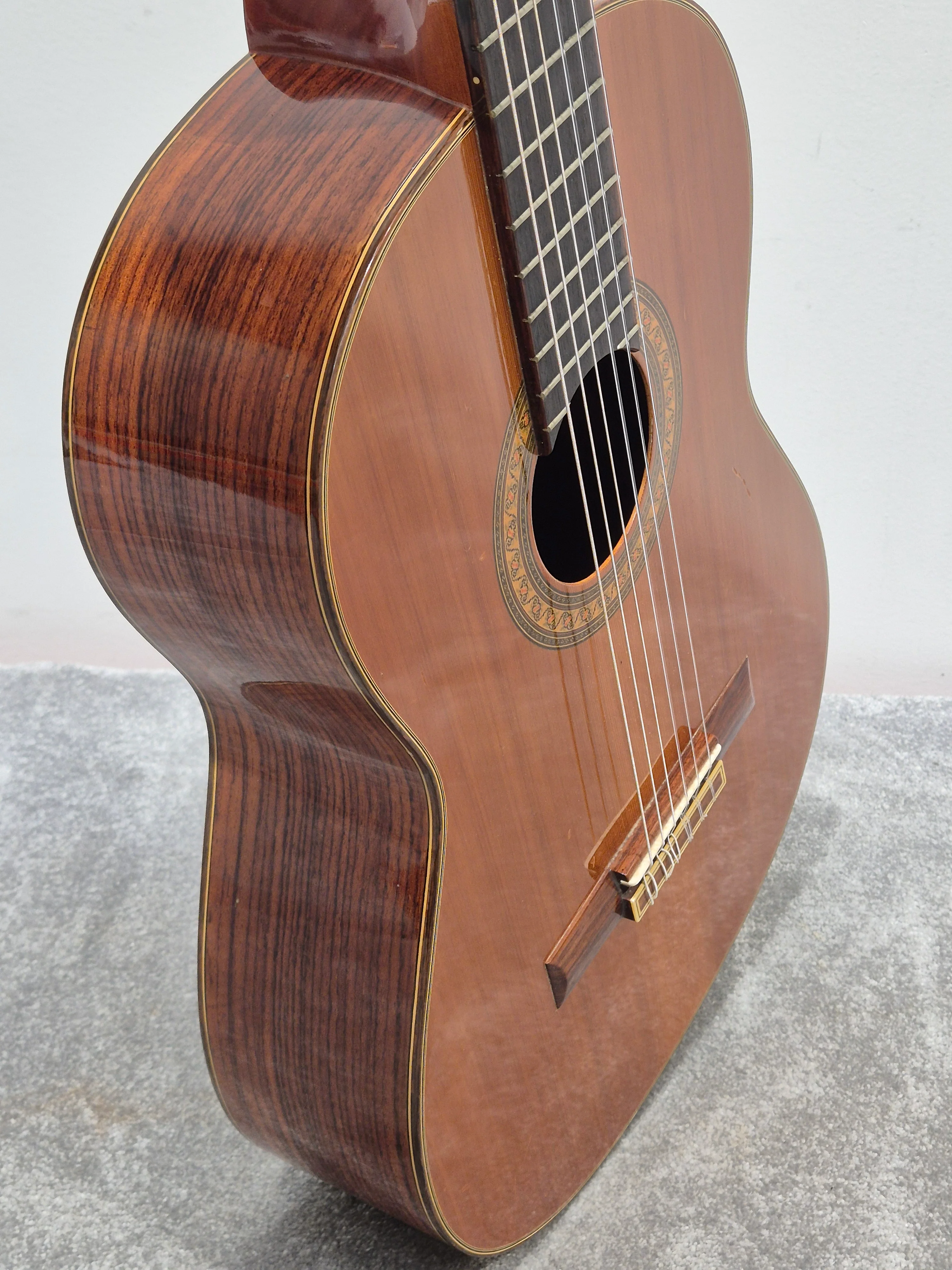 Kimbara Model 29 - Classical Guitar - Vintage Design - Good w/ Soft Case - Image 13
