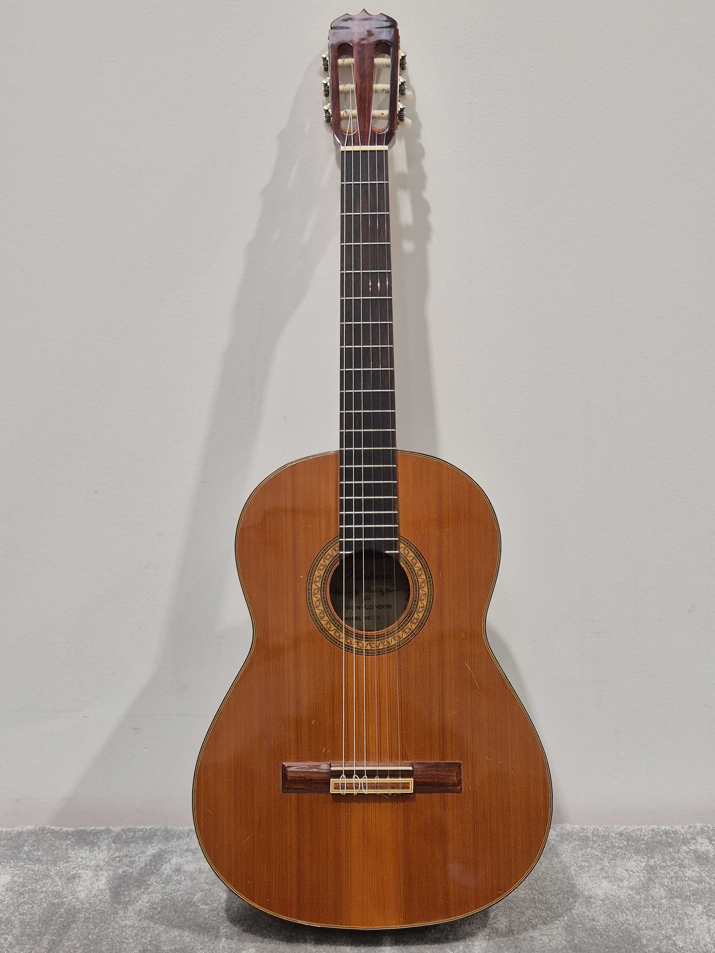 Kimbara Model 29 - Classical Guitar - Vintage Design - Good w/ Soft Case - Image 2