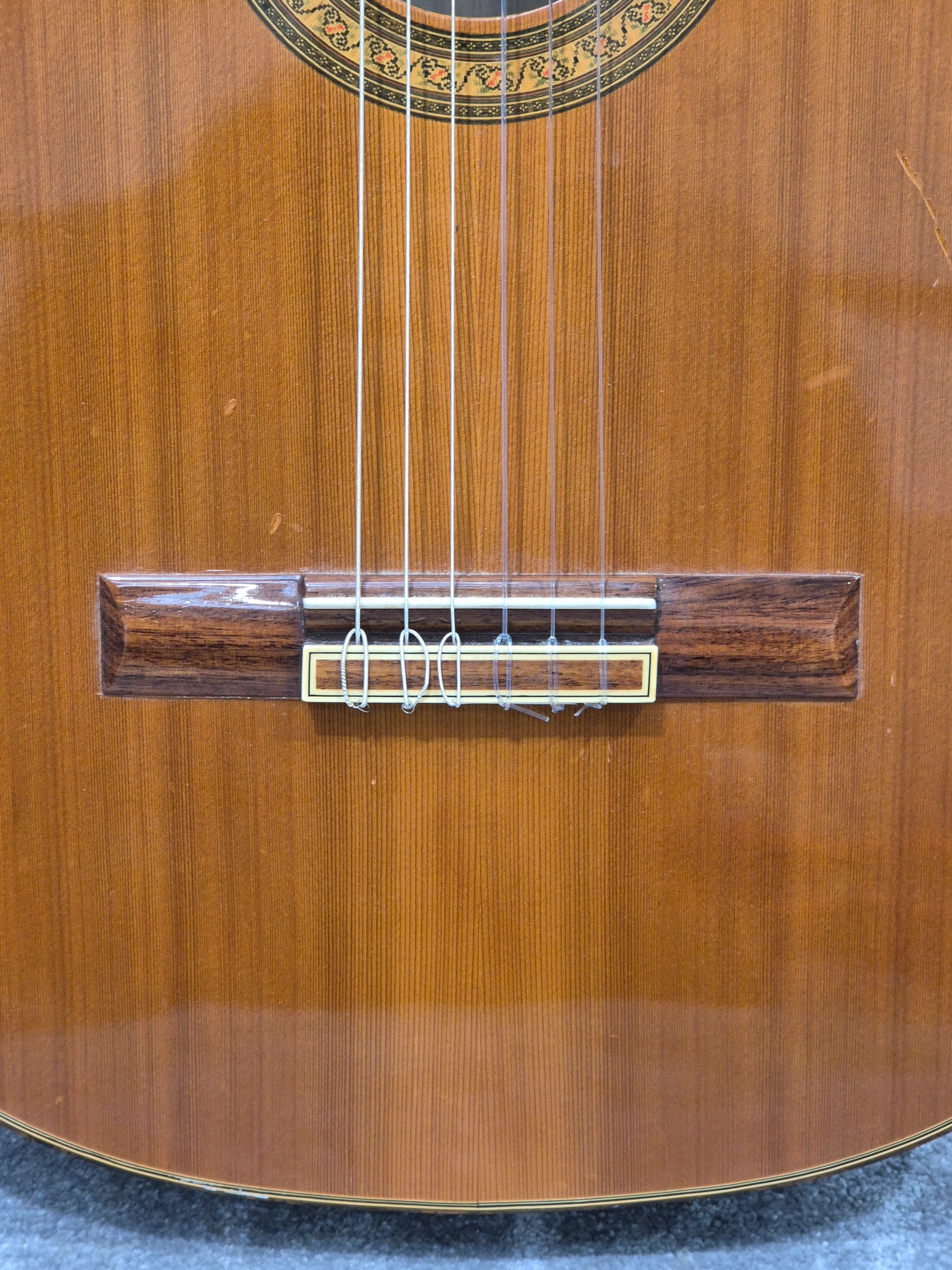 Kimbara Model 29 - Classical Guitar - Vintage Design - Good w/ Soft Case - Image 3