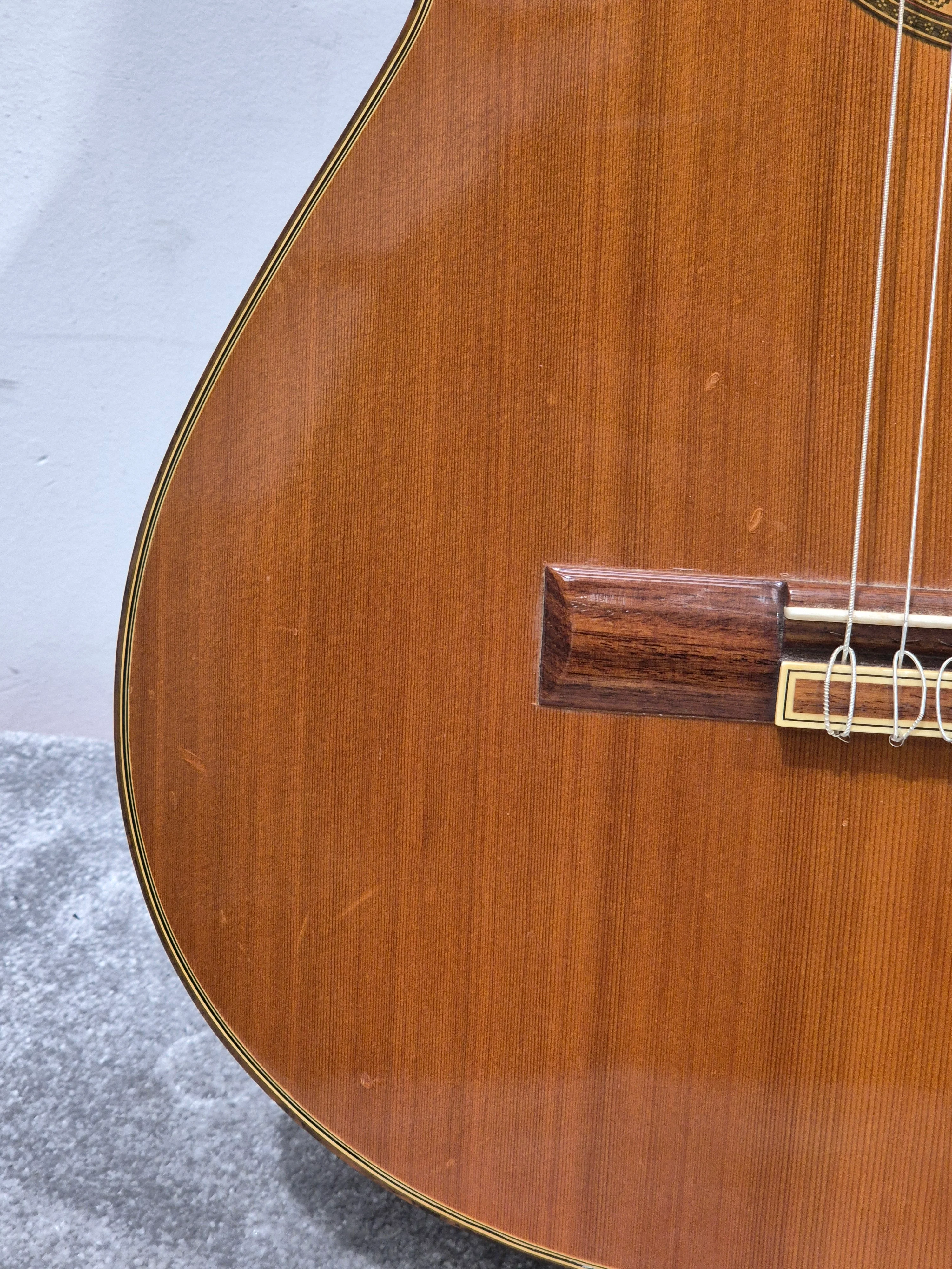 Kimbara Model 29 - Classical Guitar - Vintage Design - Good w/ Soft Case - Image 5