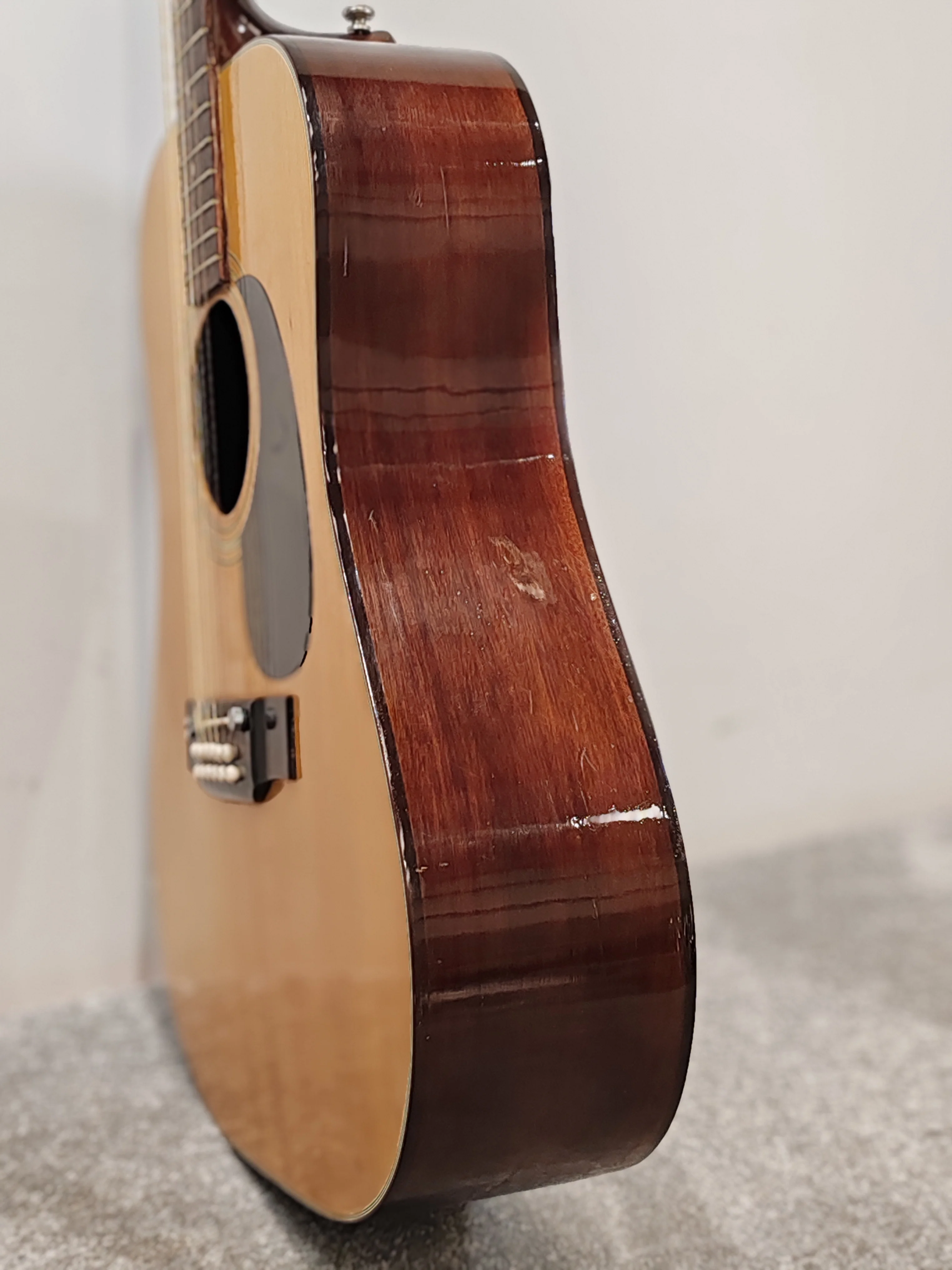 Kiso Suzuki WT-100 12 String Acoustic Guitar - Rich Tone, Mahogany Body - Good - Image 11