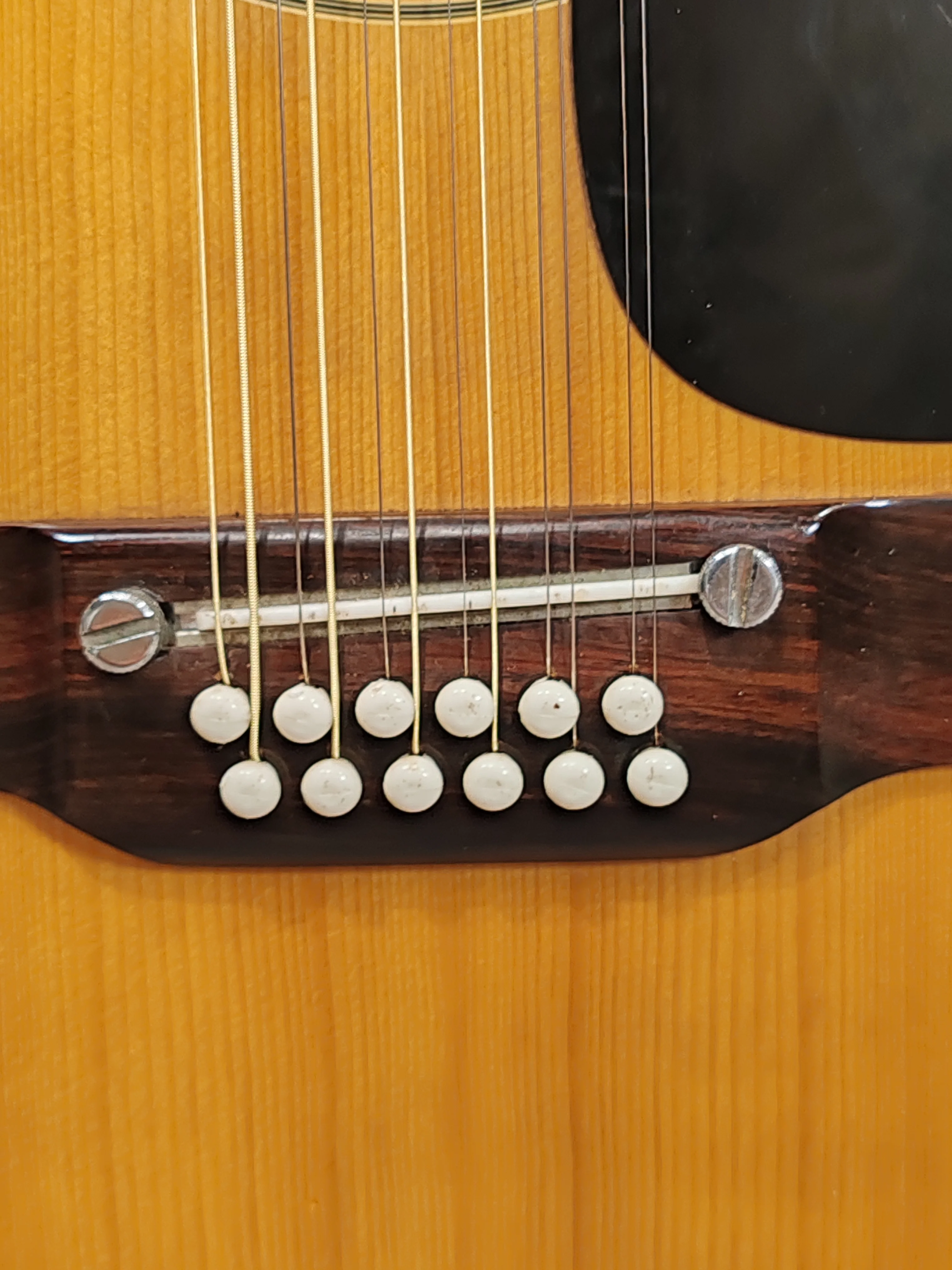 Kiso Suzuki WT-100 12 String Acoustic Guitar - Rich Tone, Mahogany Body - Good - Image 4