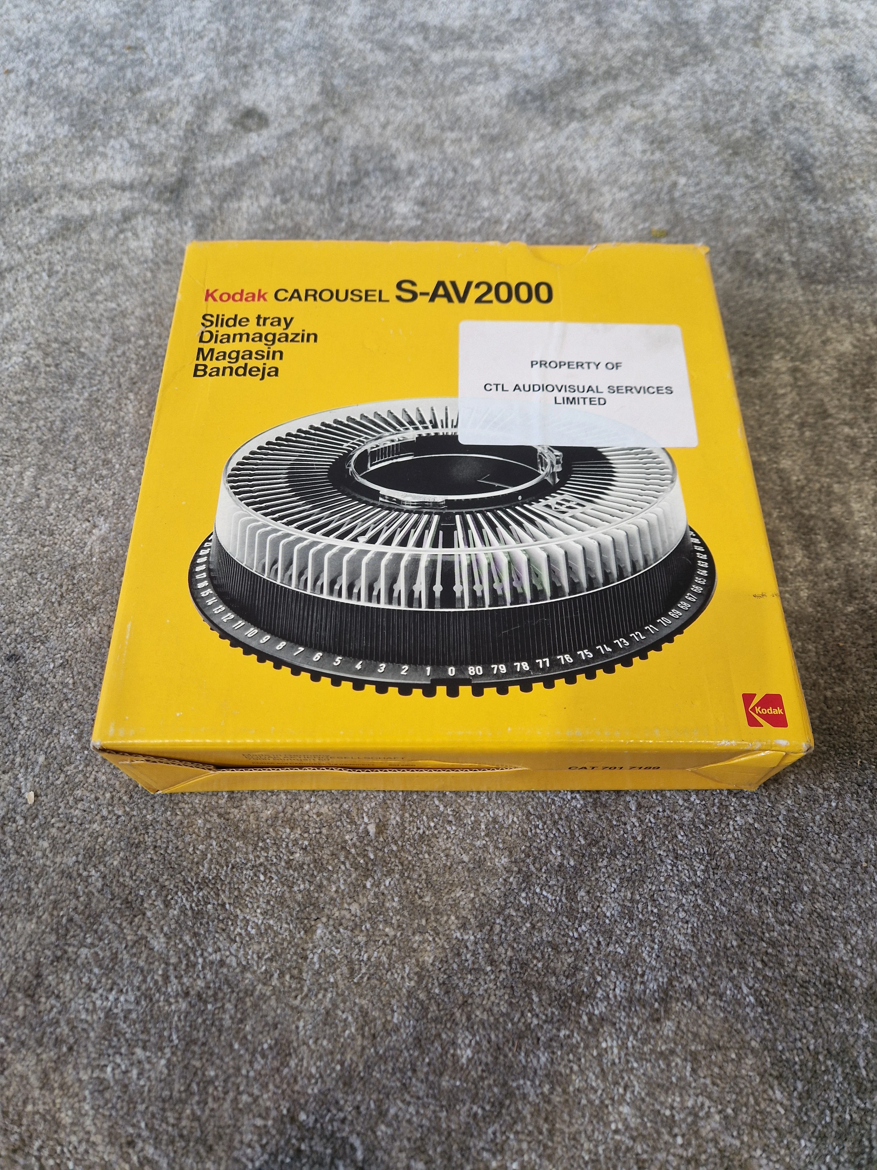 Kodak Carousel S-AV2000 Slide Tray – Good w/ Original Box - Image 10
