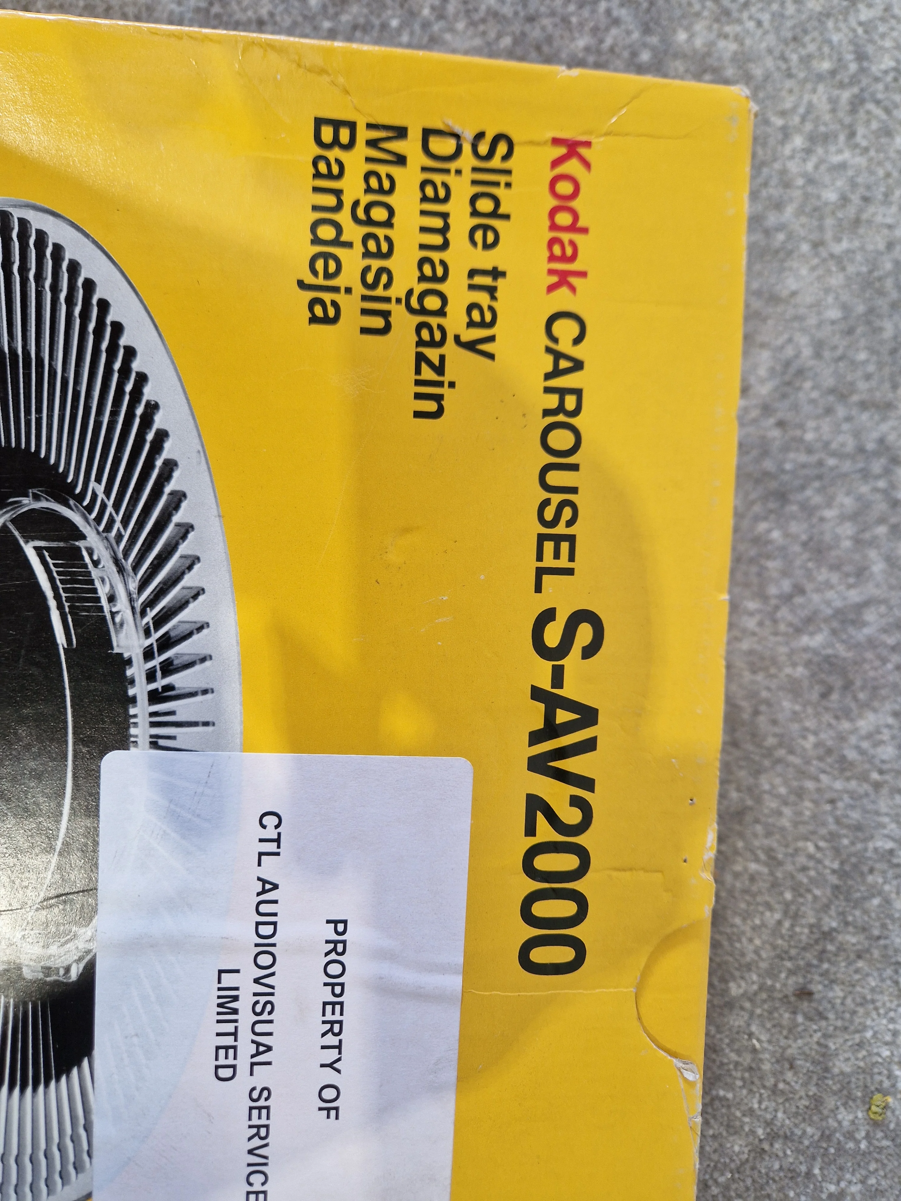 Kodak Carousel S-AV2000 Slide Tray – Good w/ Original Box - Image 9