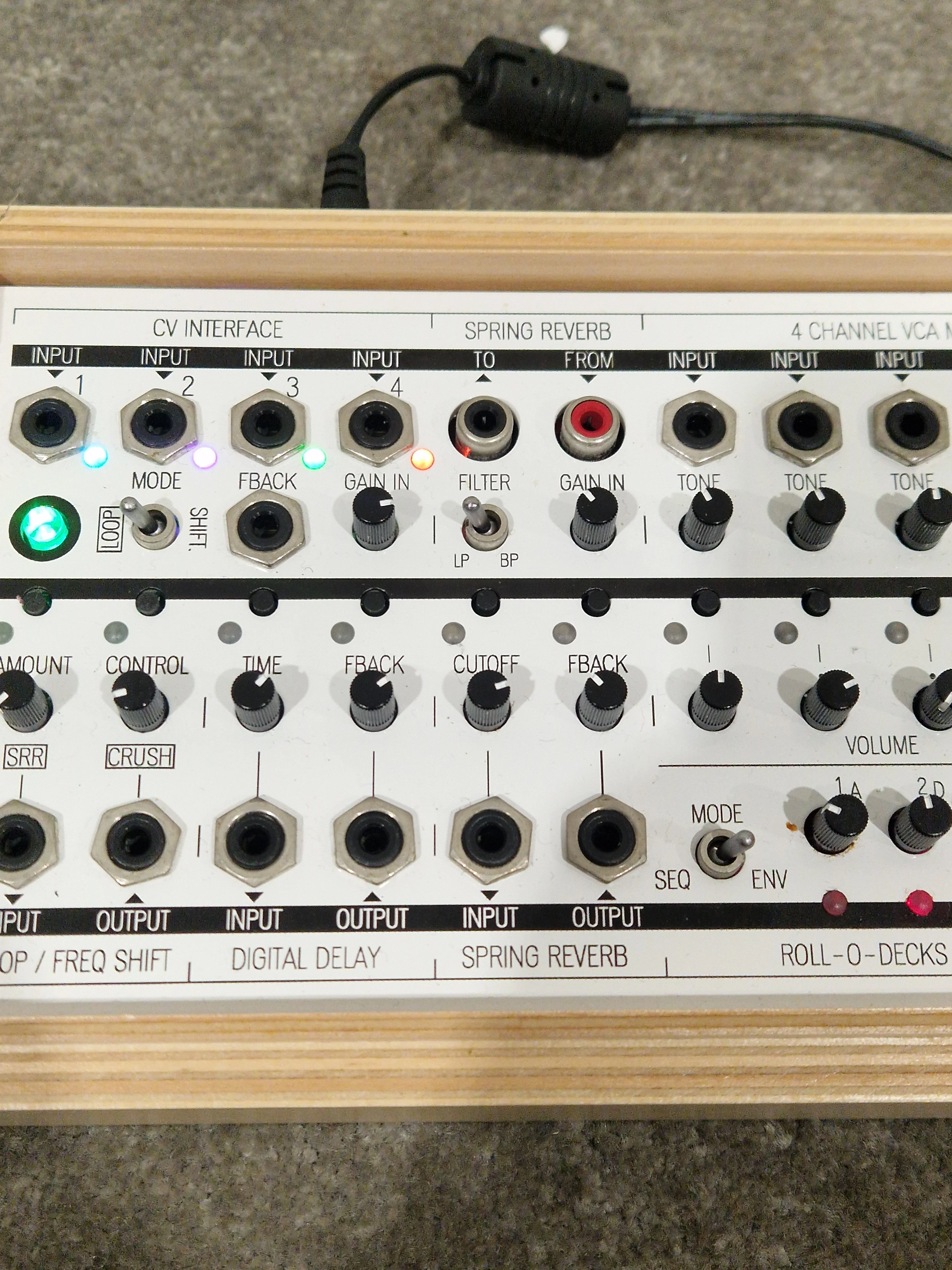 KOMA Field Kit FX Interface - Modular Sound Design Tool - Excellent w/ Power Supply & Wooden case - Image 2