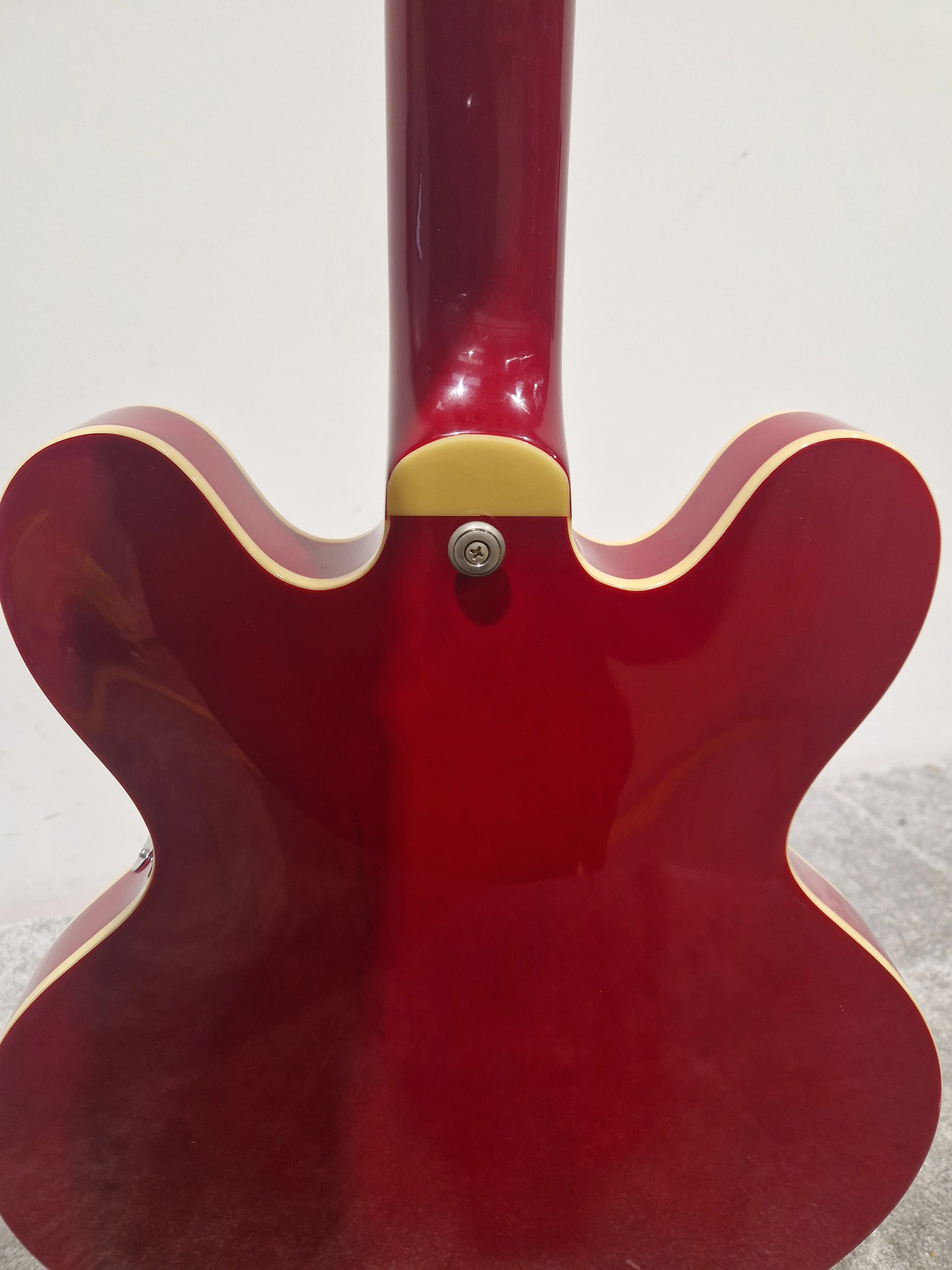 Indie Semi Acoustic 335 Electric Guitar Red - Made in Korea - Excellent w/ Hard Case - Image 13