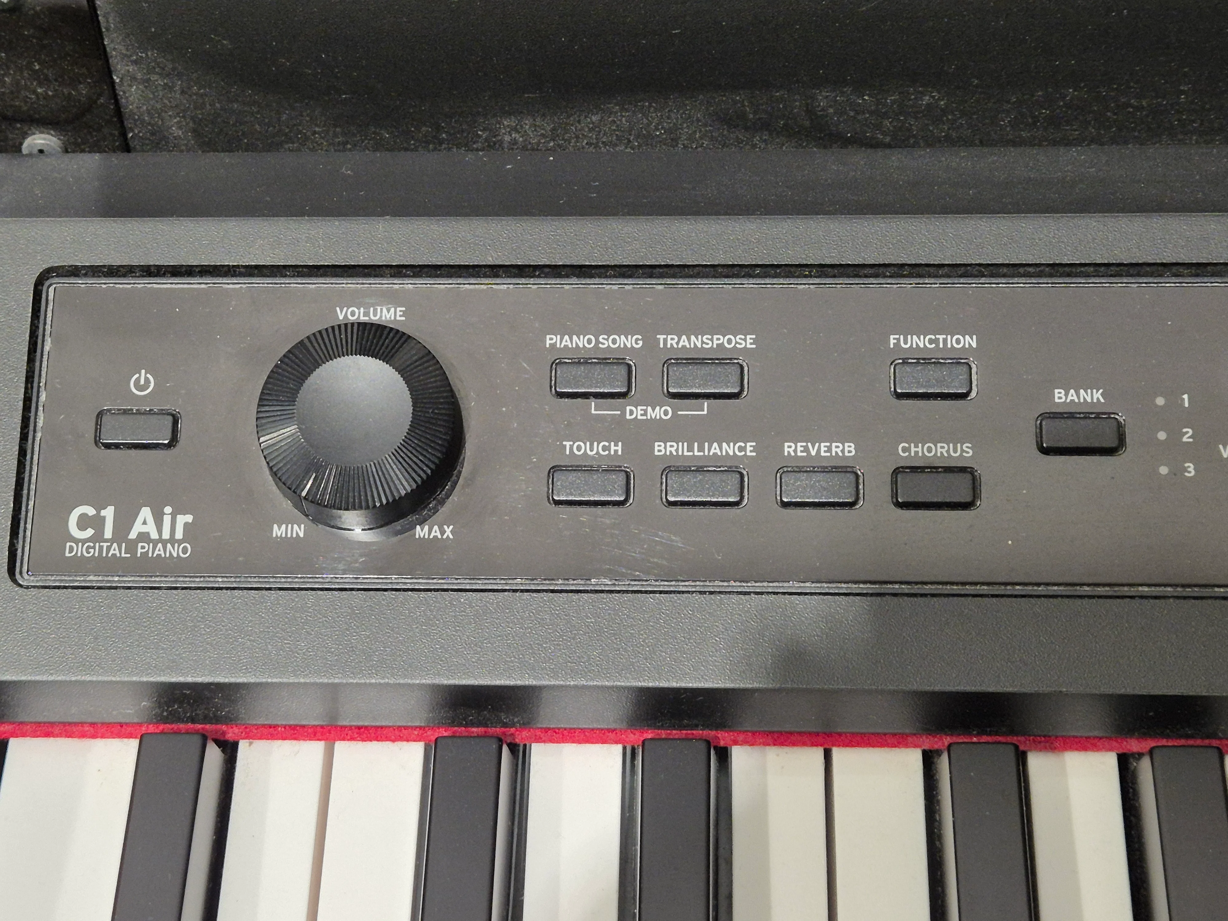 Korg C1 Air  - Compact 88 Weighted Key Digital Piano w/ Original Power Cable - Image 5