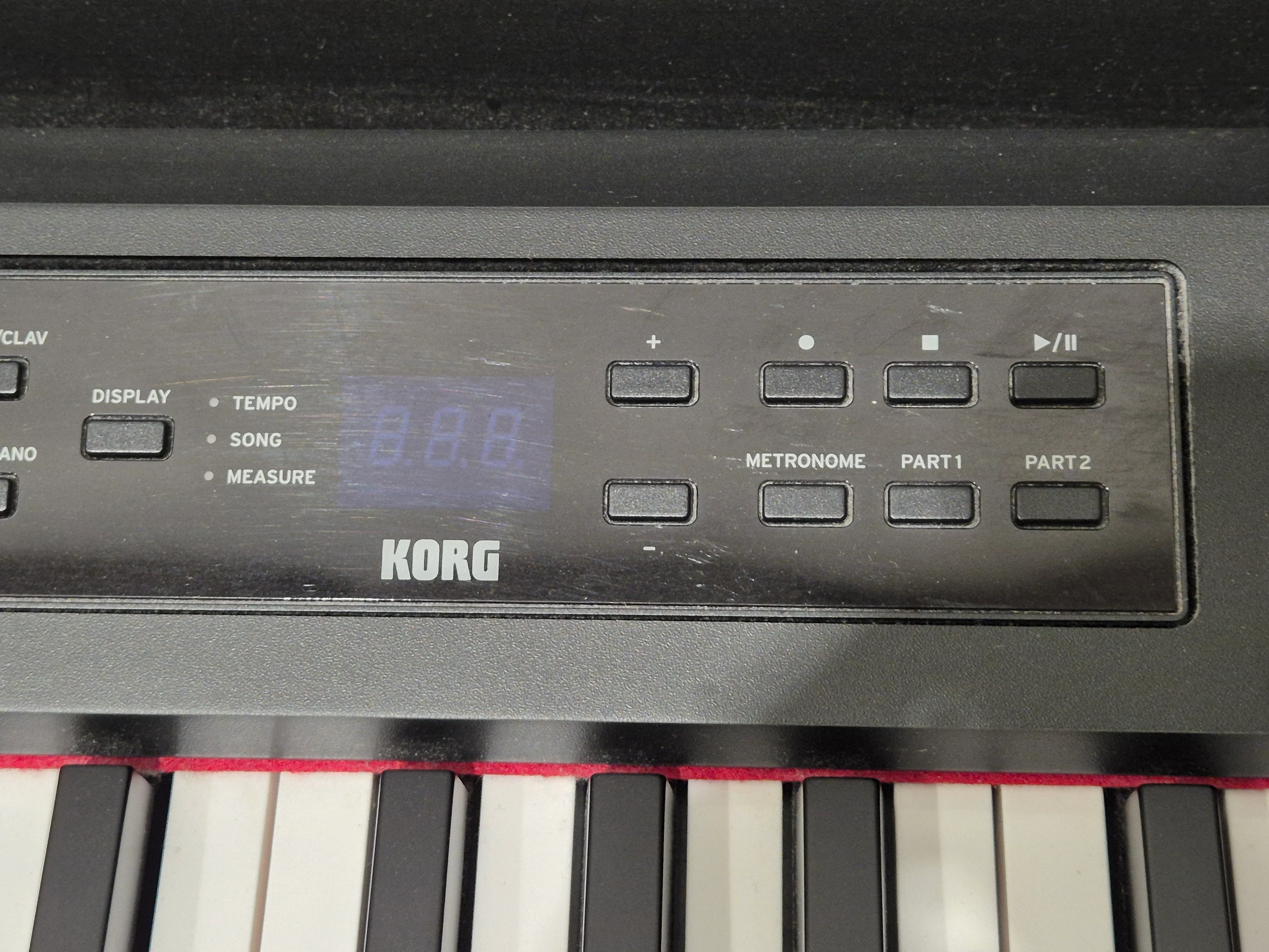 Korg C1 Air  - Compact 88 Weighted Key Digital Piano w/ Original Power Cable - Image 7