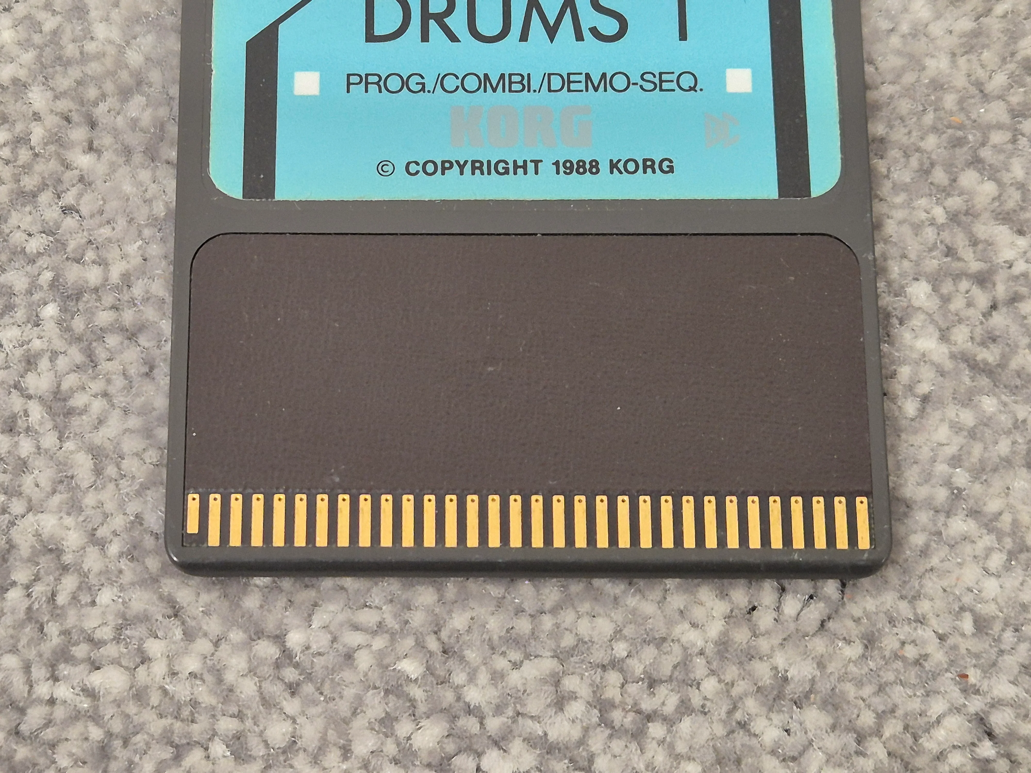 Korg M1 MPC-03 - Drums 1 Program Card - Drum Sounds - Image 3