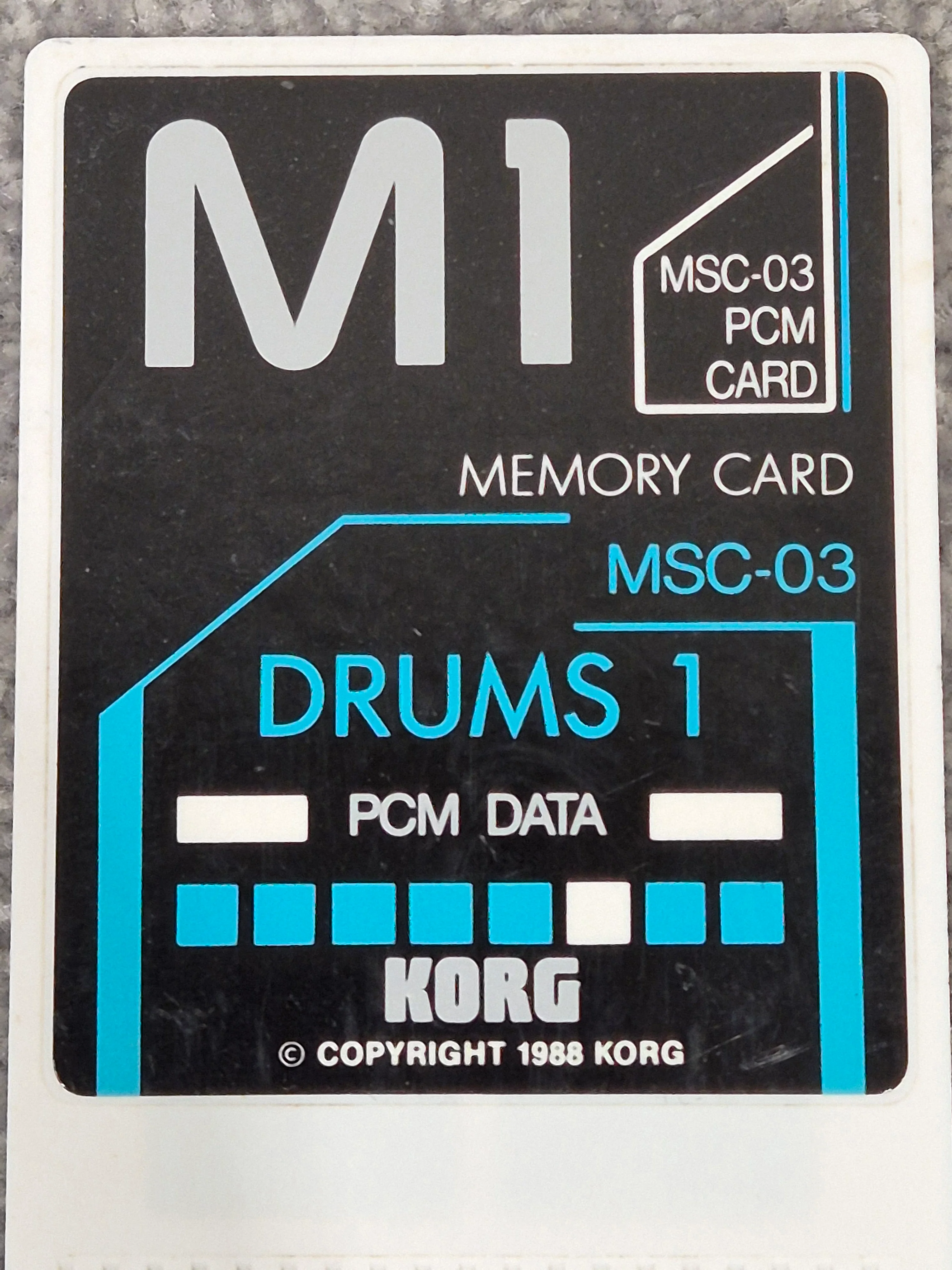 Korg M1 MSC-03 - PCM Sound Library Expander - Image 4