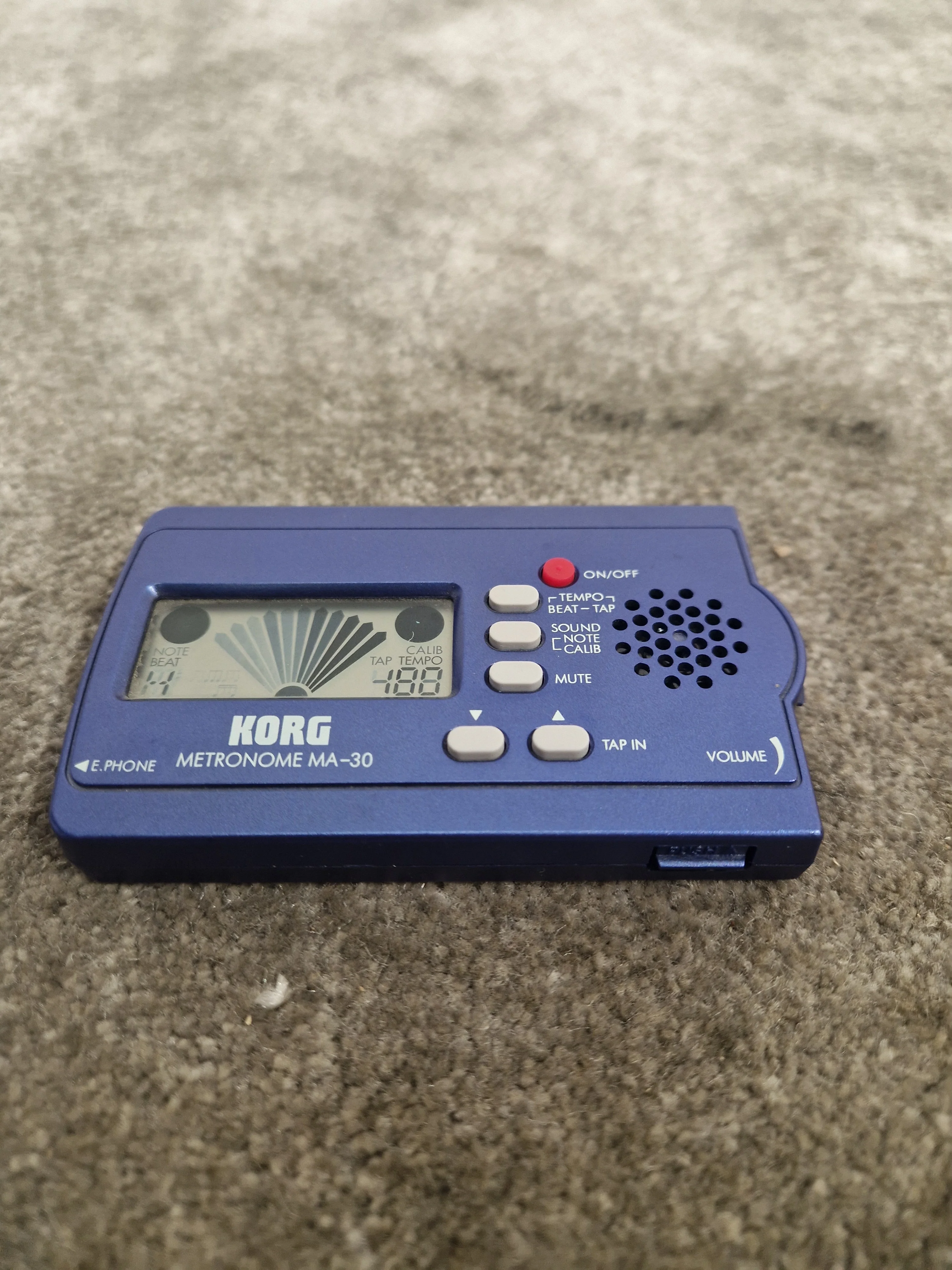 Korg MA-30 - Digital Metronome - Blue - Good - Image 10