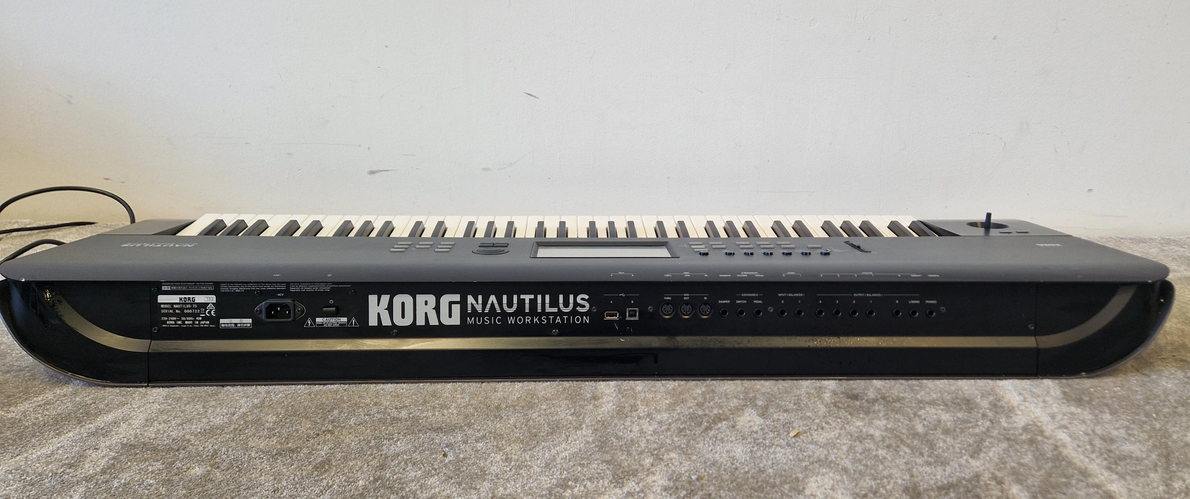 Korg NAUTILUS73 Workstation Synthesizer – 73-Key JP Black Edition - Very Good w/ Original box - Image 2