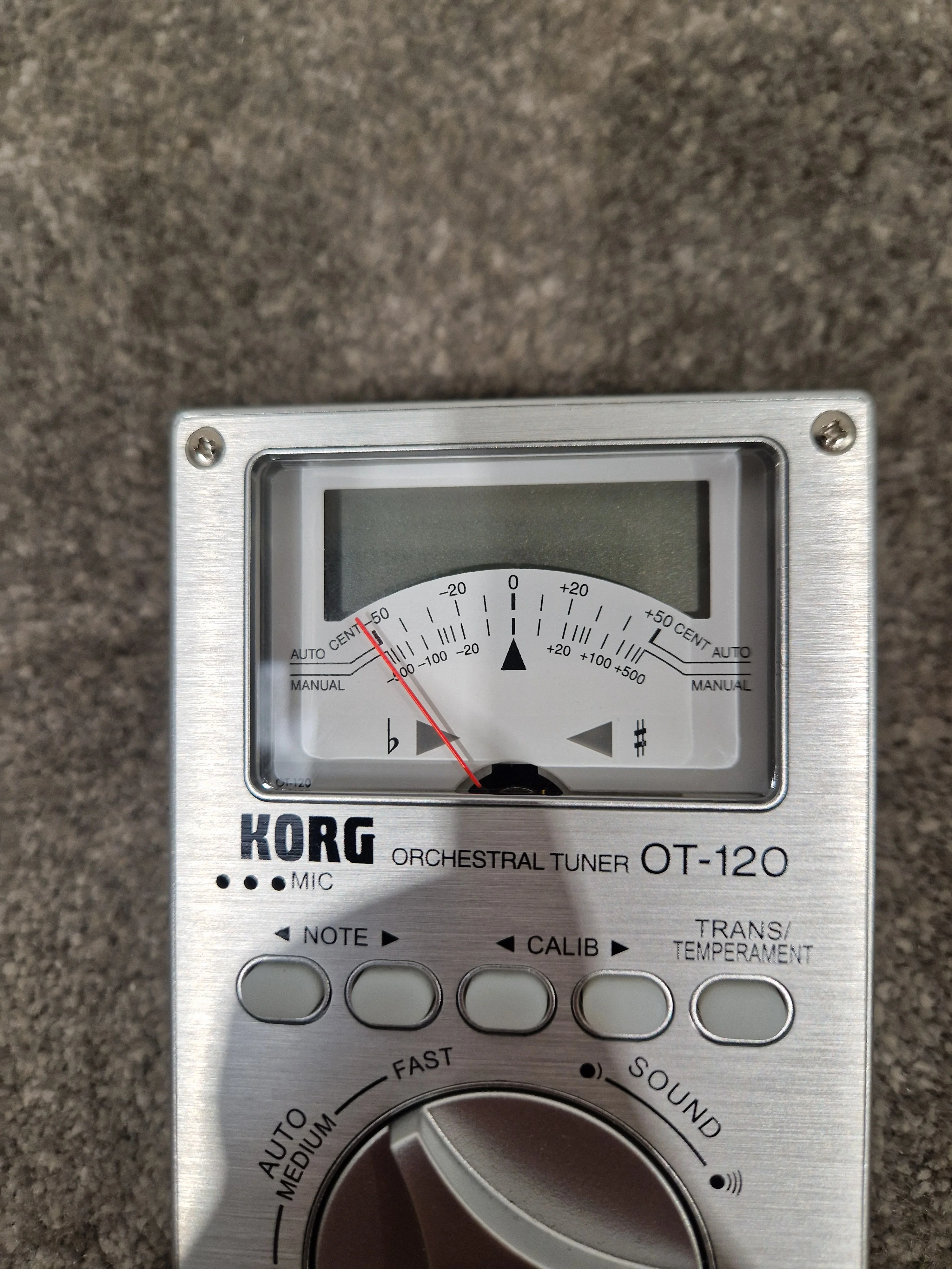 Korg OT120 Orchestral Tuner - Wide Range, High Precision - Excellent w/ Manuals & Soft Case - Image 2