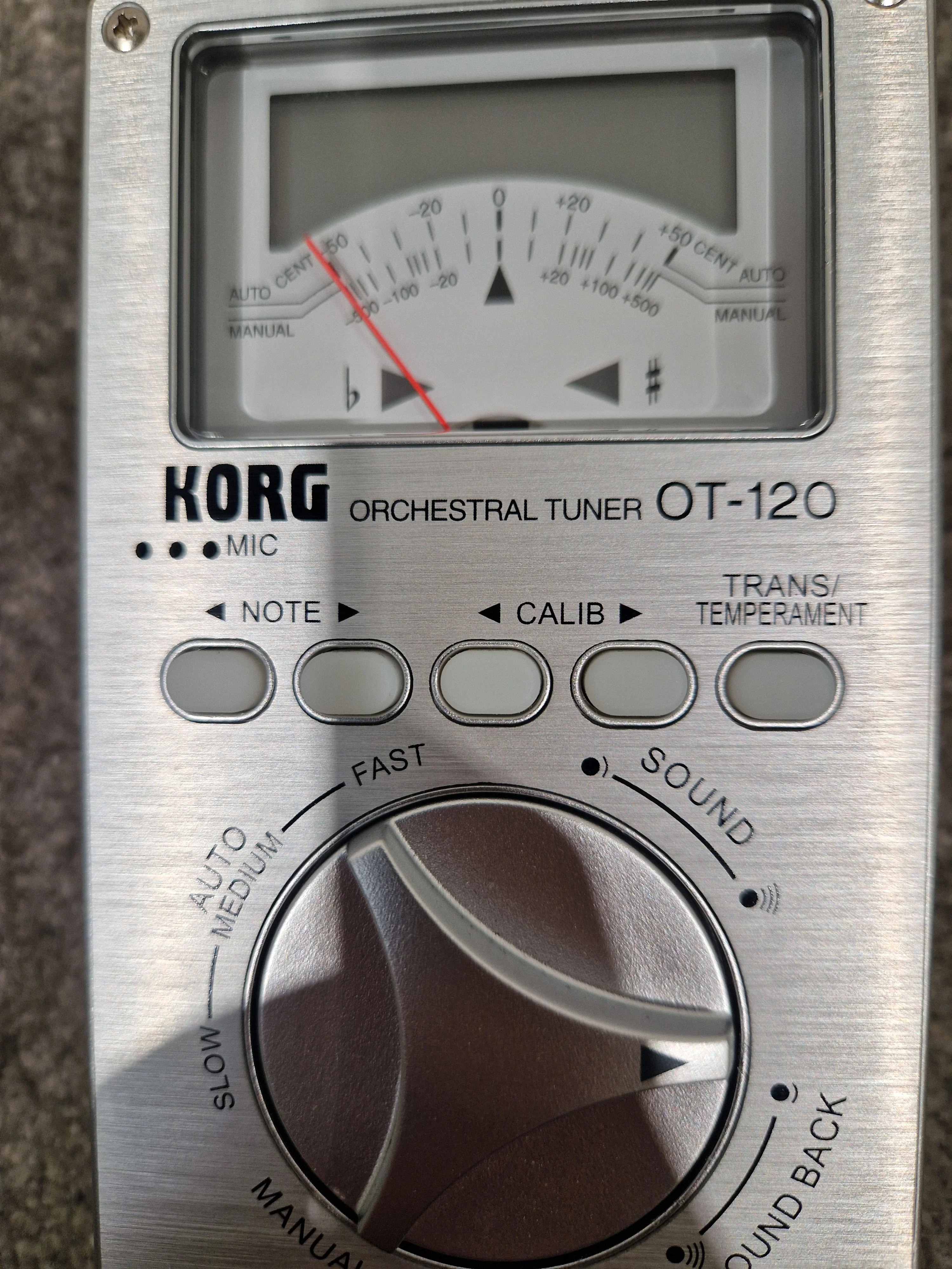 Korg OT120 Orchestral Tuner - Wide Range, High Precision - Excellent w/ Manuals & Soft Case - Image 9