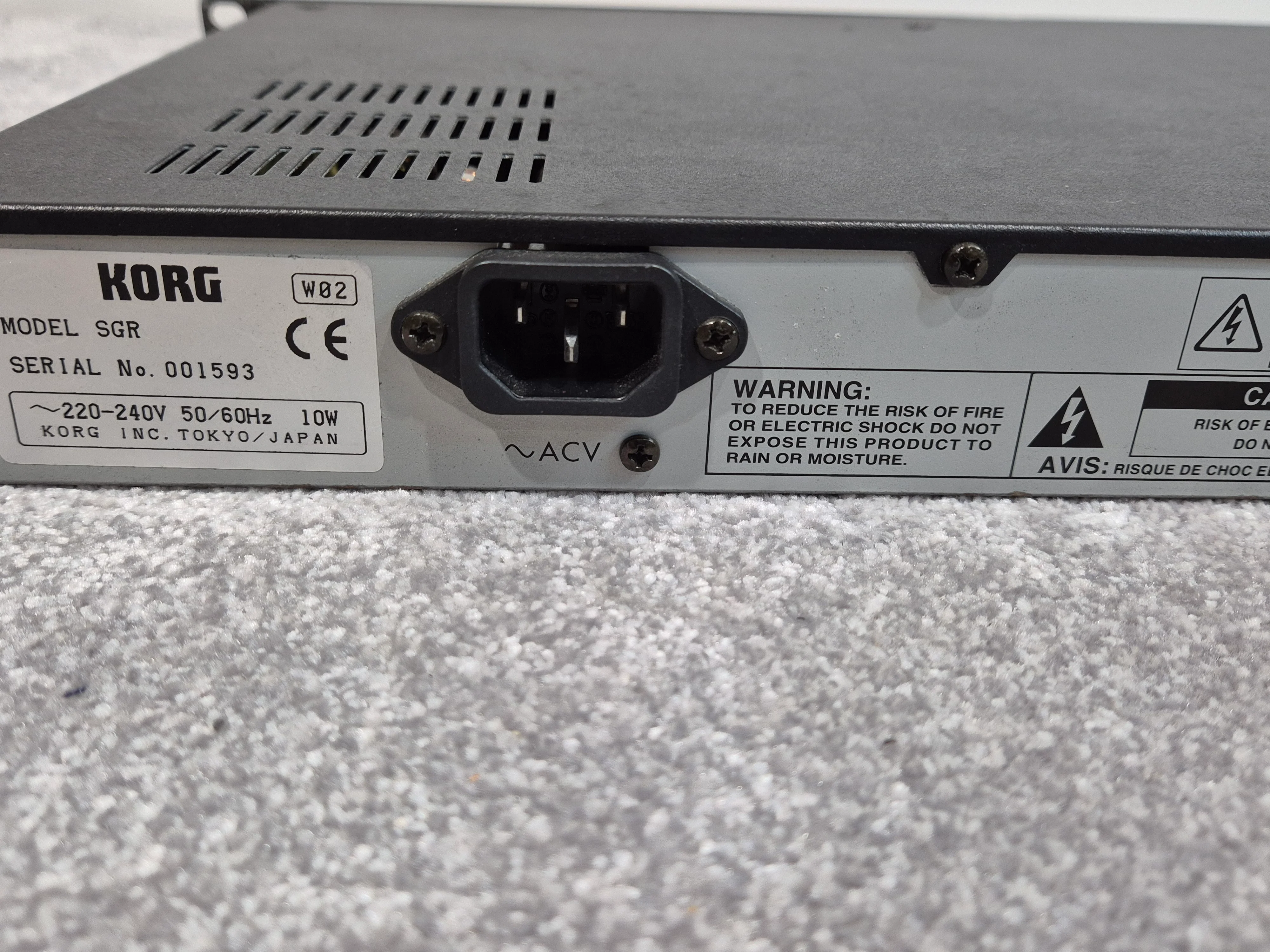 Korg SG Rack Module - Digital Synthesizer - Piano and Electric Piano Sounds - Image 9