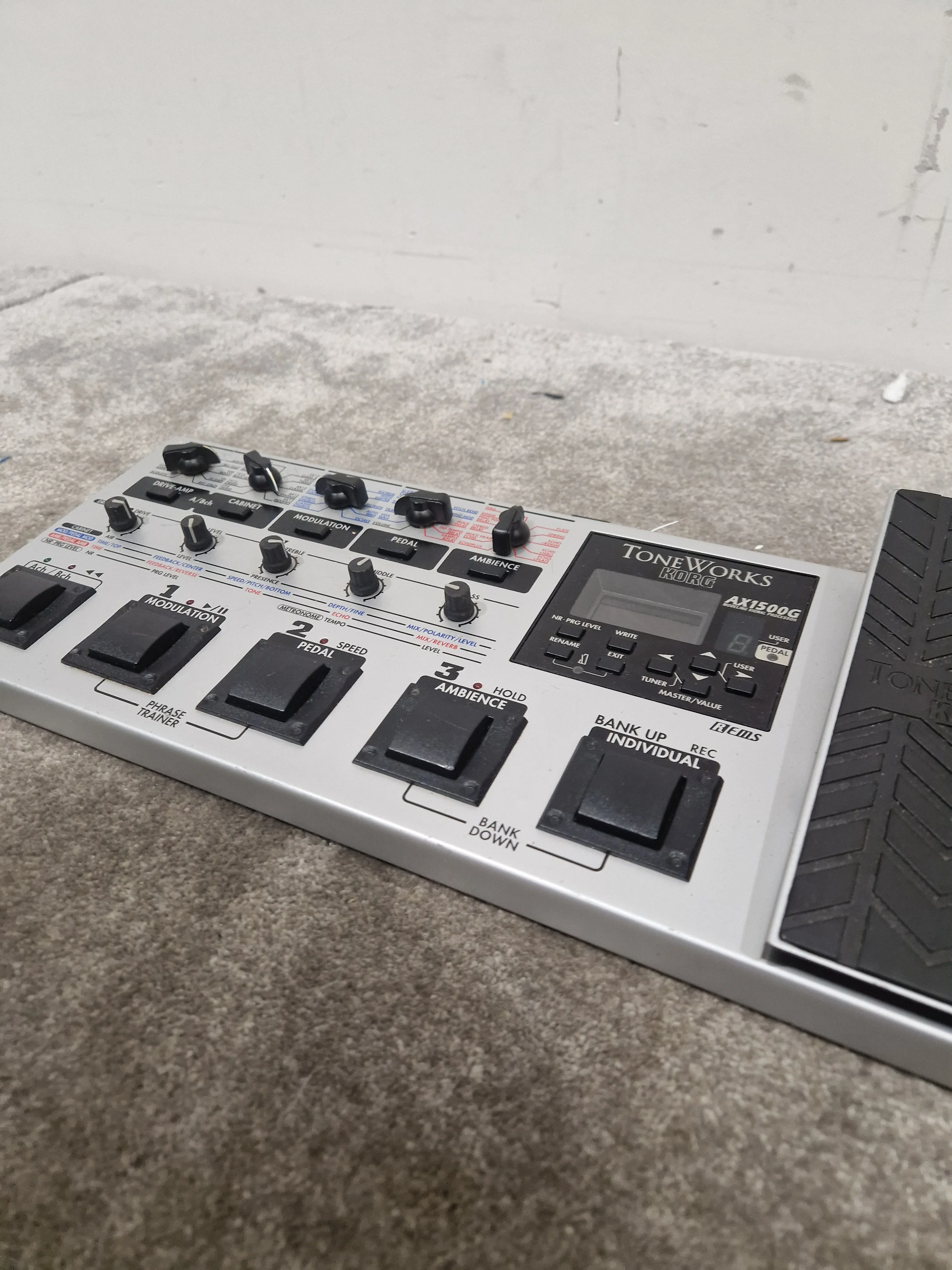 Korg Toneworks AX1500G - Guitar Multi-Effects Processor - Silver - Good - Image 12