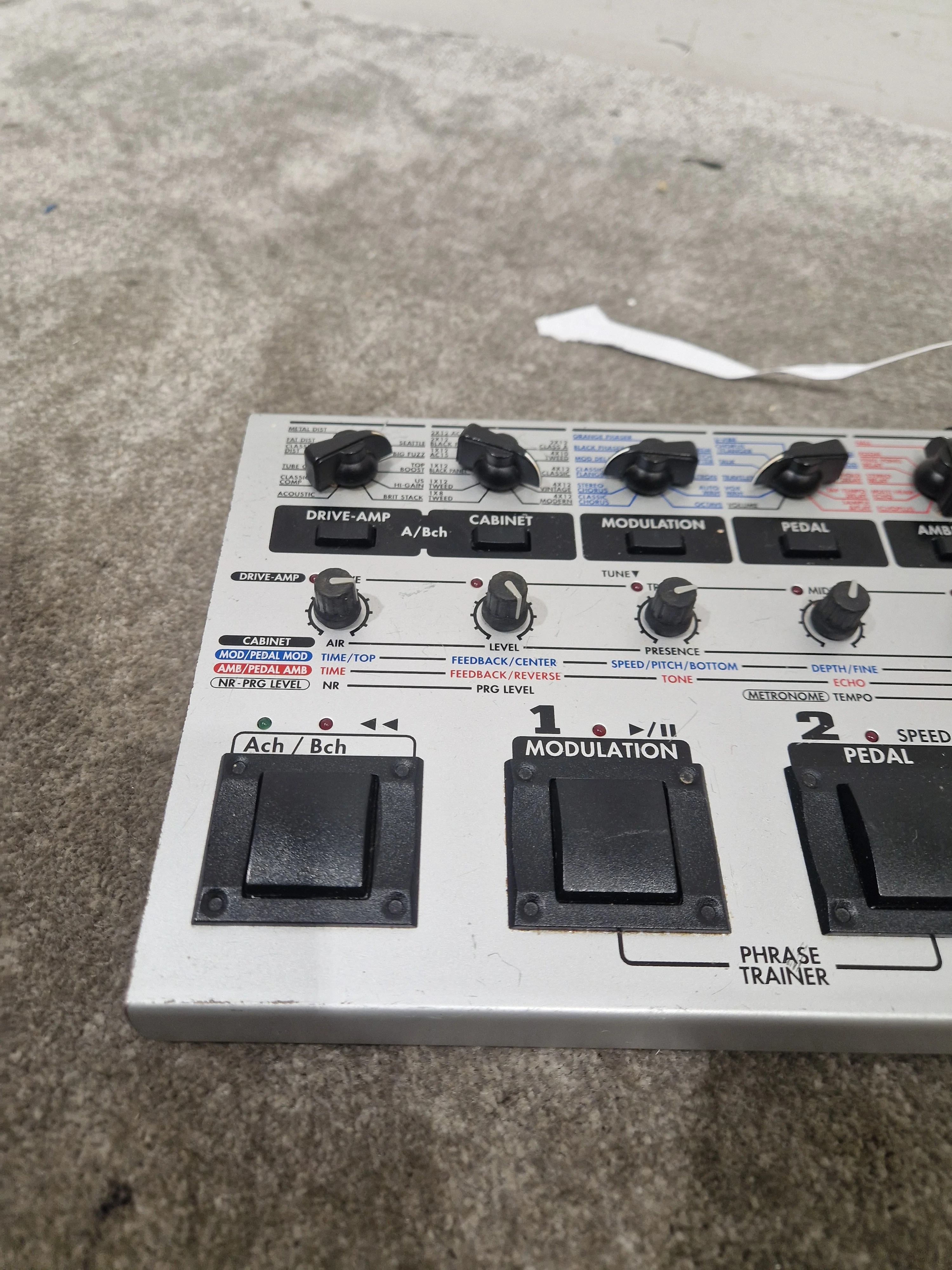 Korg Toneworks AX1500G - Guitar Multi-Effects Processor - Silver - Good - Image 13