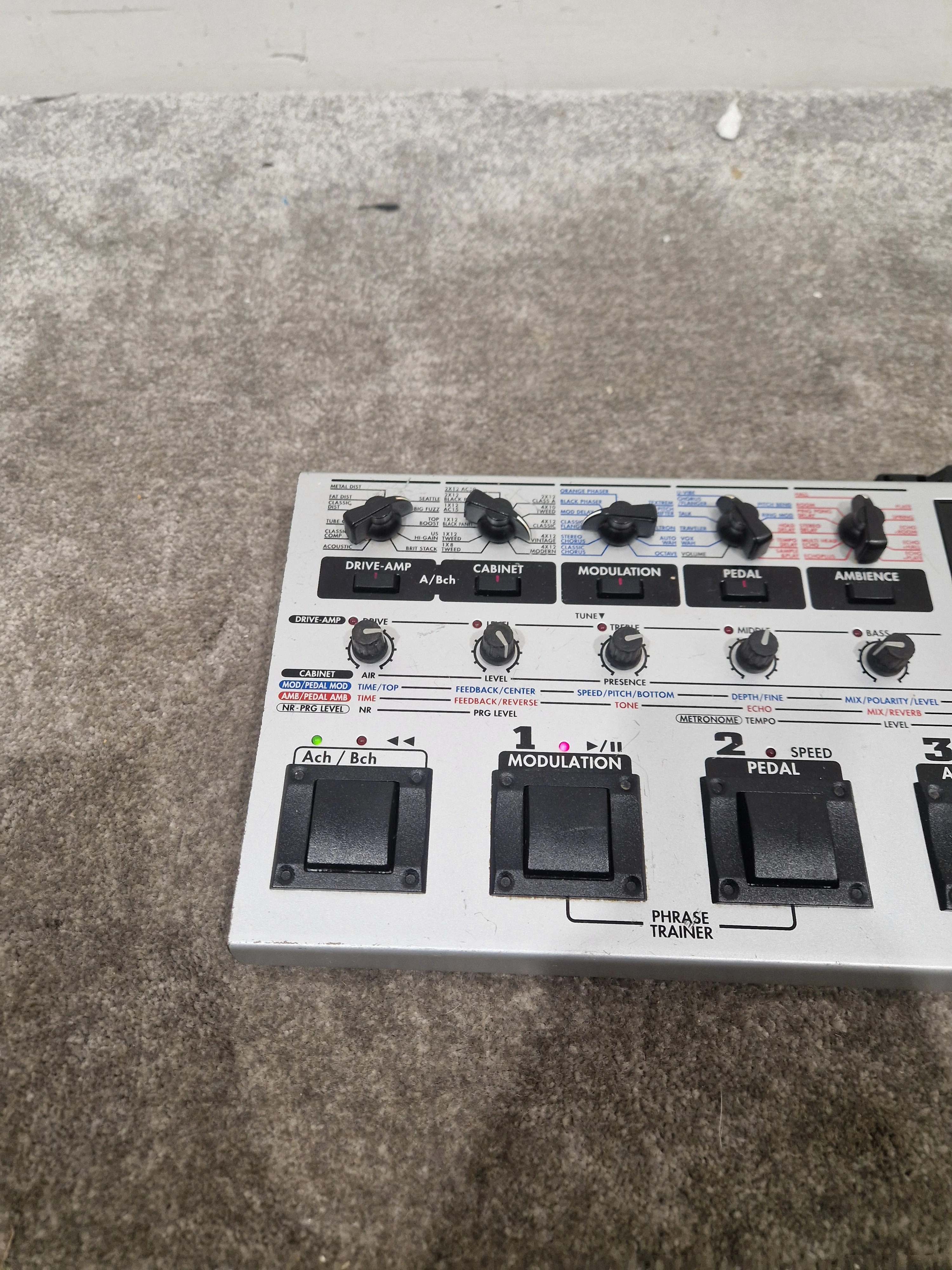 Korg Toneworks AX1500G - Guitar Multi-Effects Processor - Silver - Good - Image 4