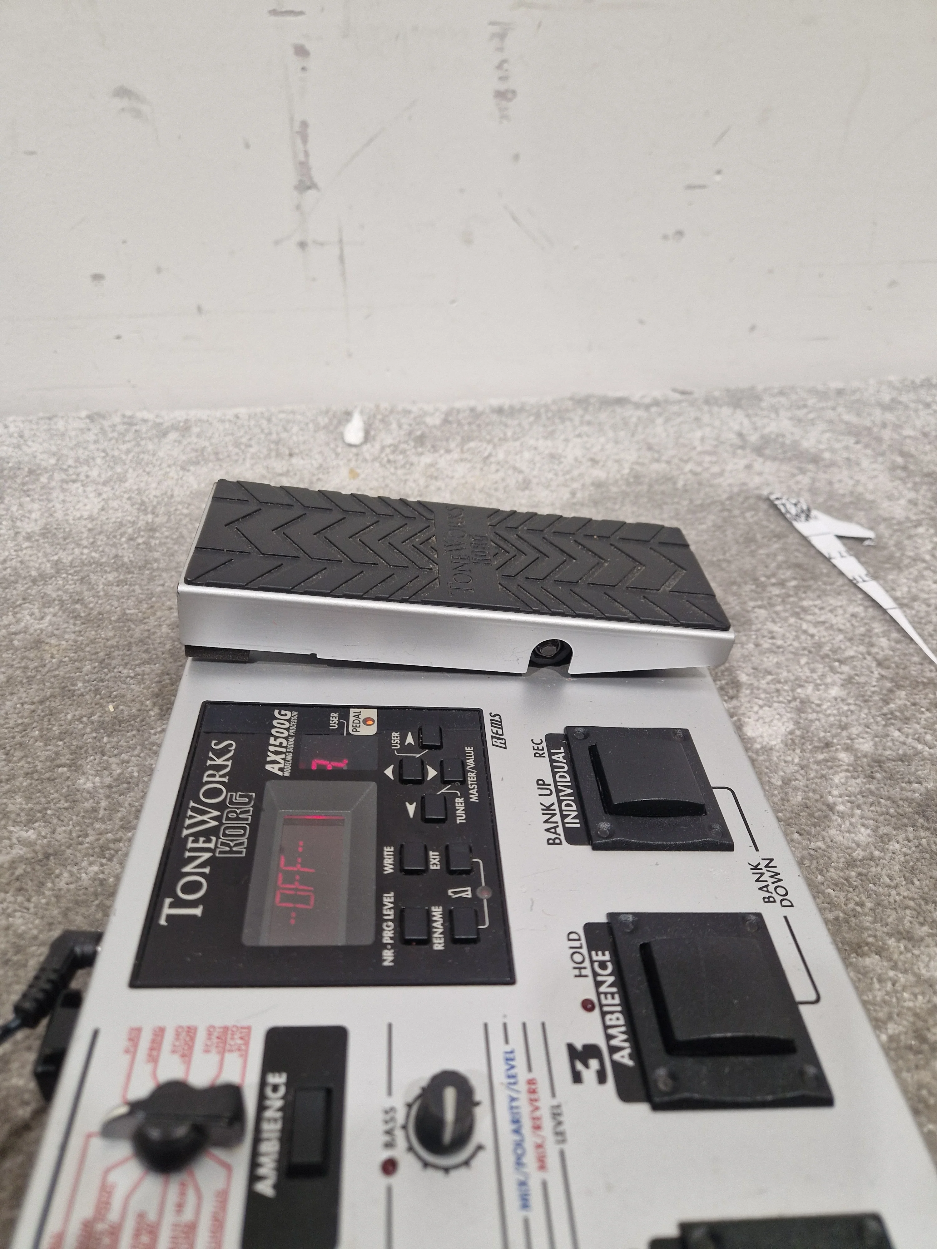 Korg Toneworks AX1500G - Guitar Multi-Effects Processor - Silver - Good - Image 7