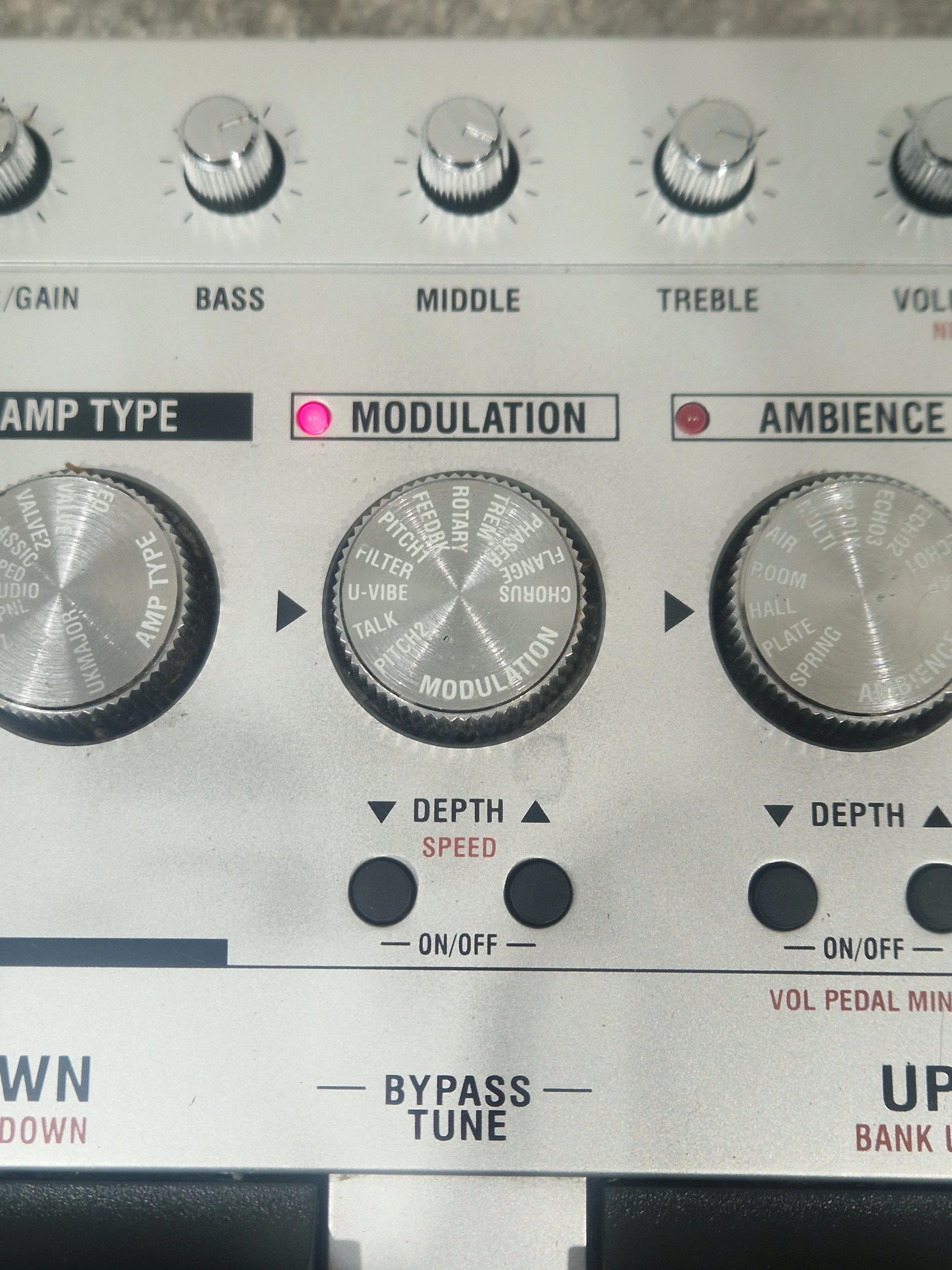 Korg Toneworks AX10B - Bass Guitar Effects Processor, Amp Modeling - Very Good w/ Power Supply - Image 2