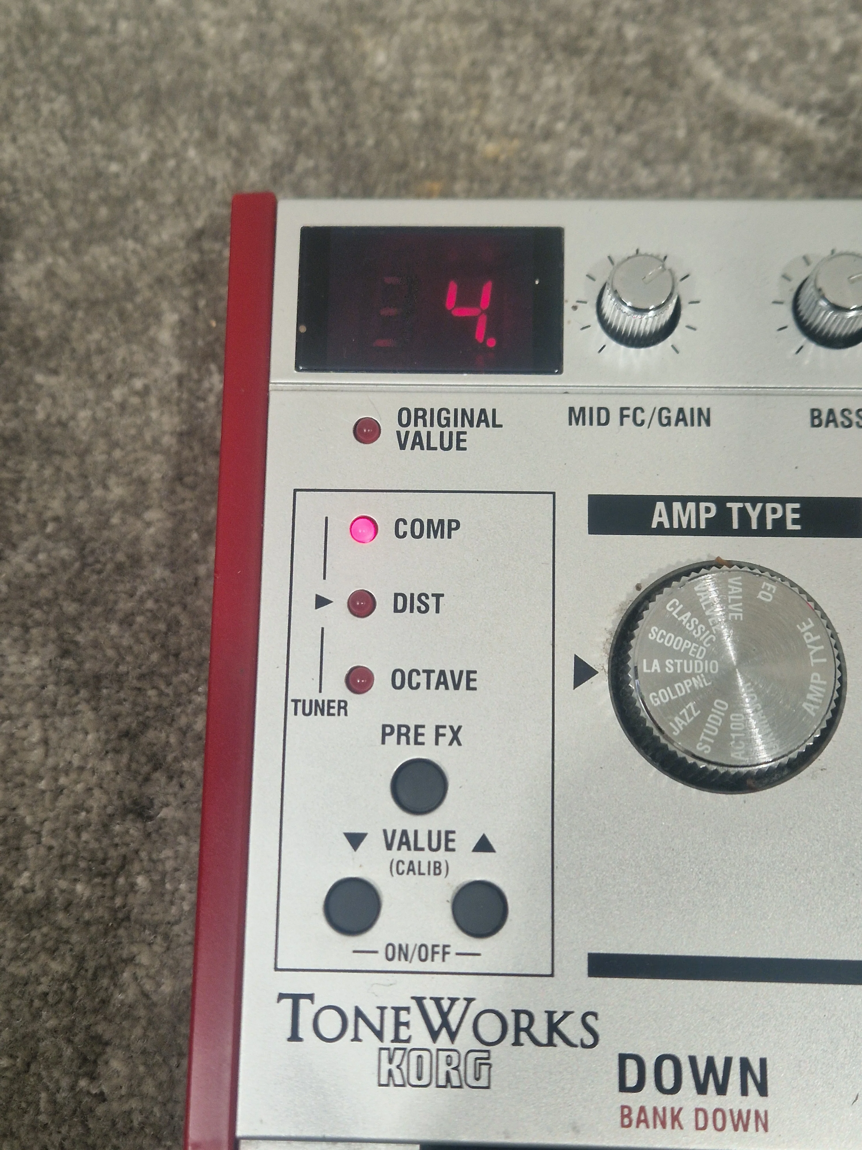 Korg Toneworks AX10B - Bass Guitar Effects Processor, Amp Modeling - Very Good w/ Power Supply - Image 8