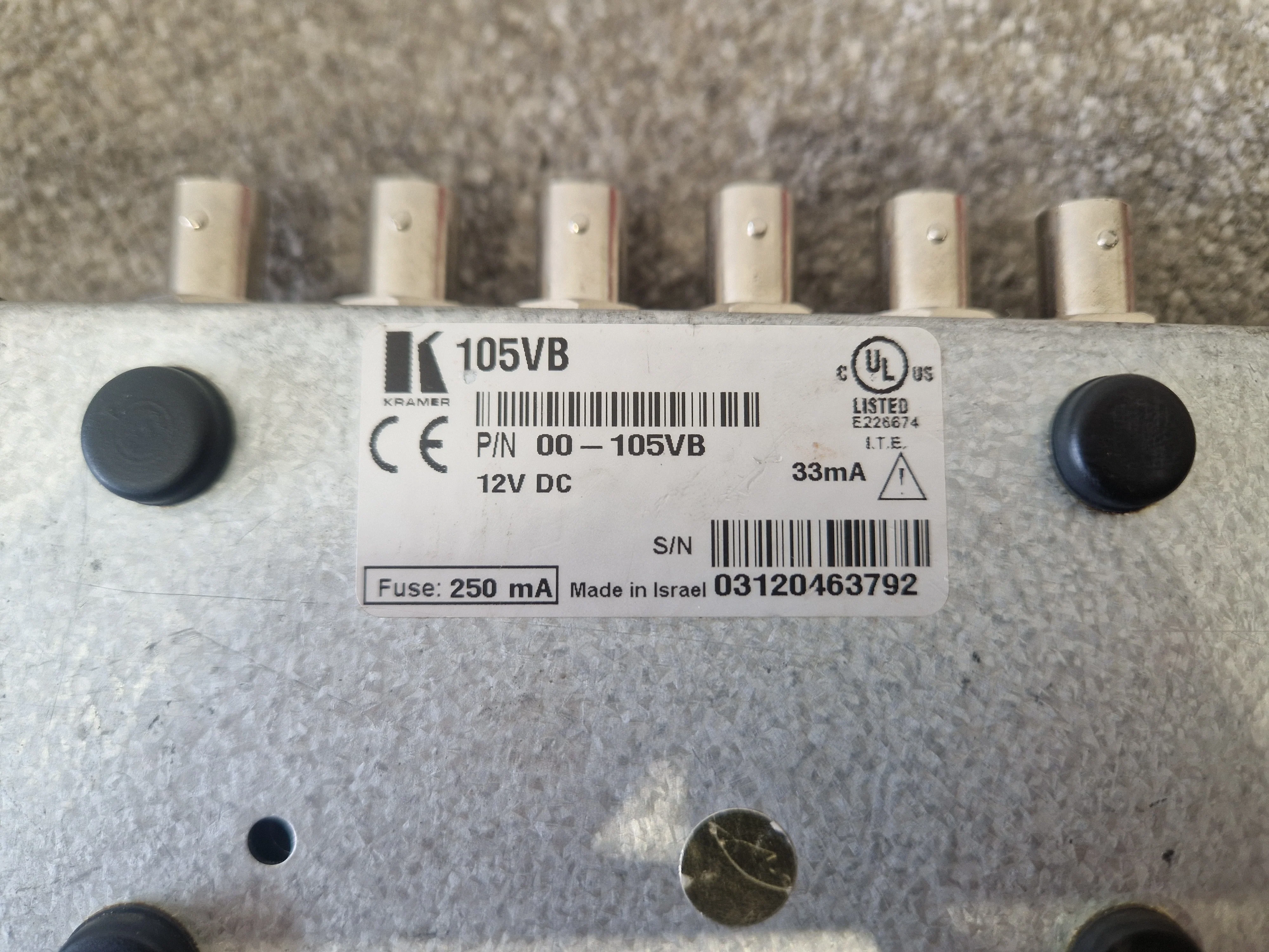 Kramer 105VB Video Distribution Amplifier – Good - Image 5