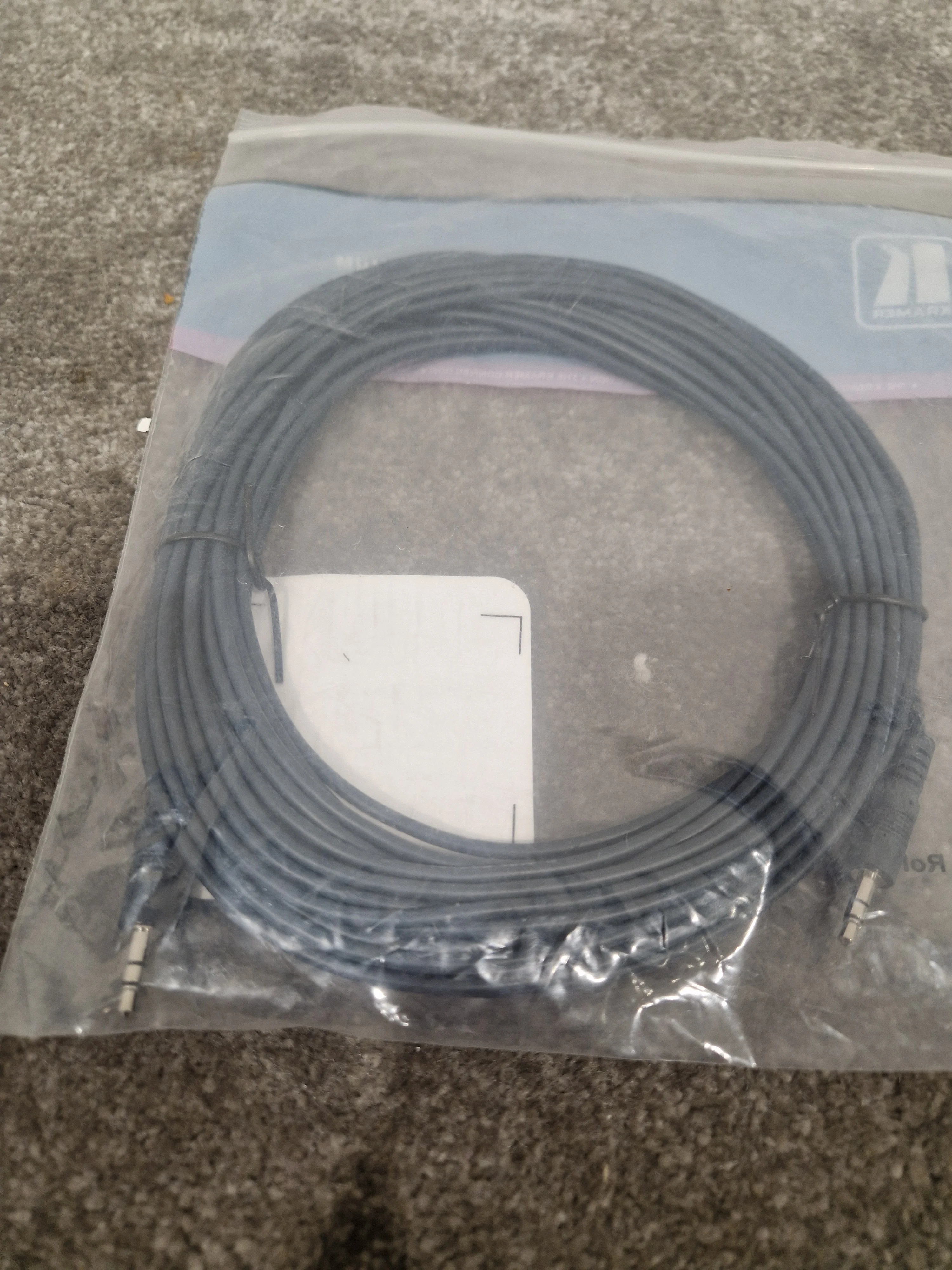 Kramer 35FT 3.5mm TO 3.5mm Cable - Durable Stereo Connection - Excellent - Image 7