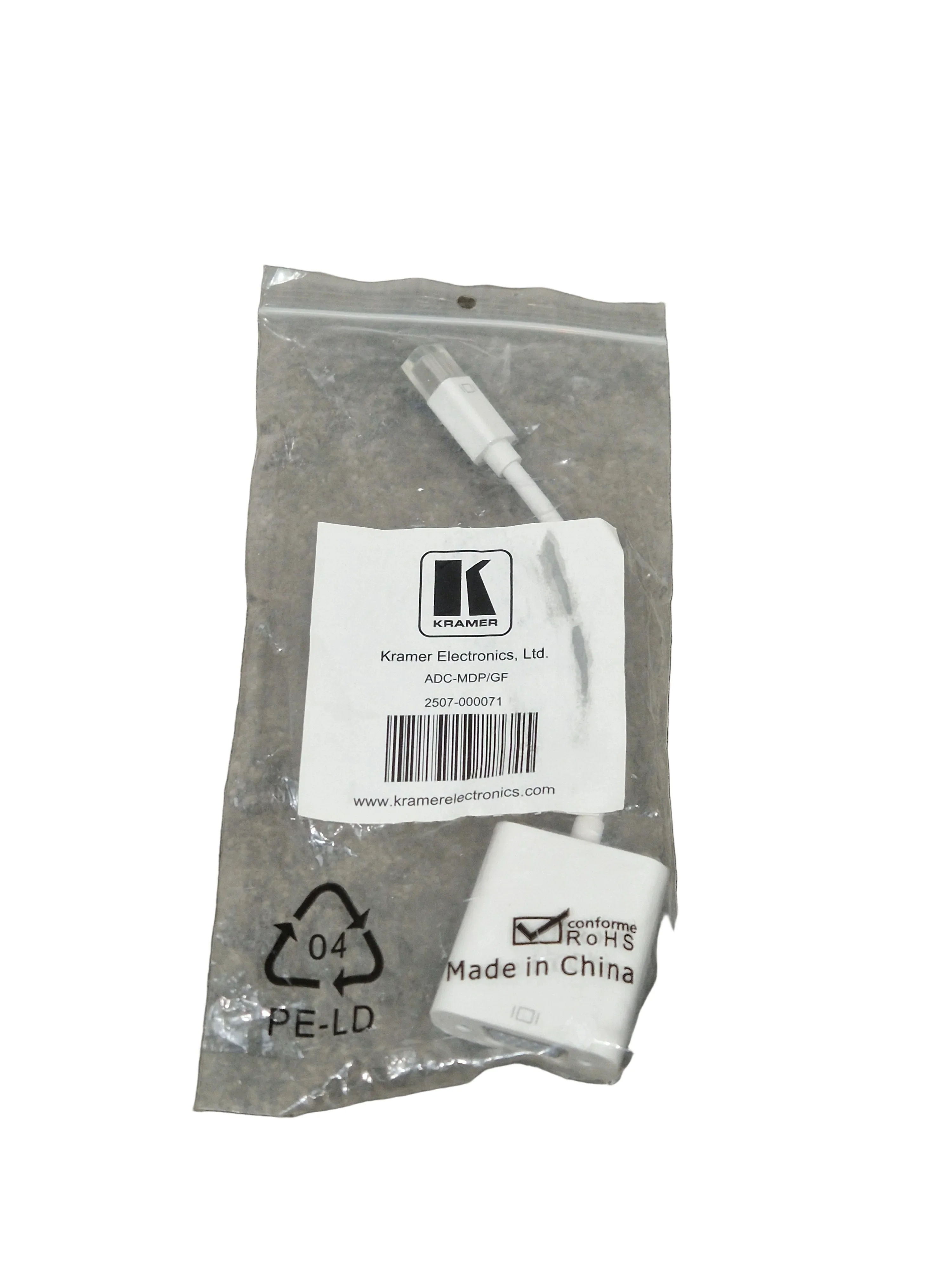 Kramer ADC-MDP/GF Cable Converter For Female Cable - Versatile Adapter Solution - Excellent w/ Original Packaging