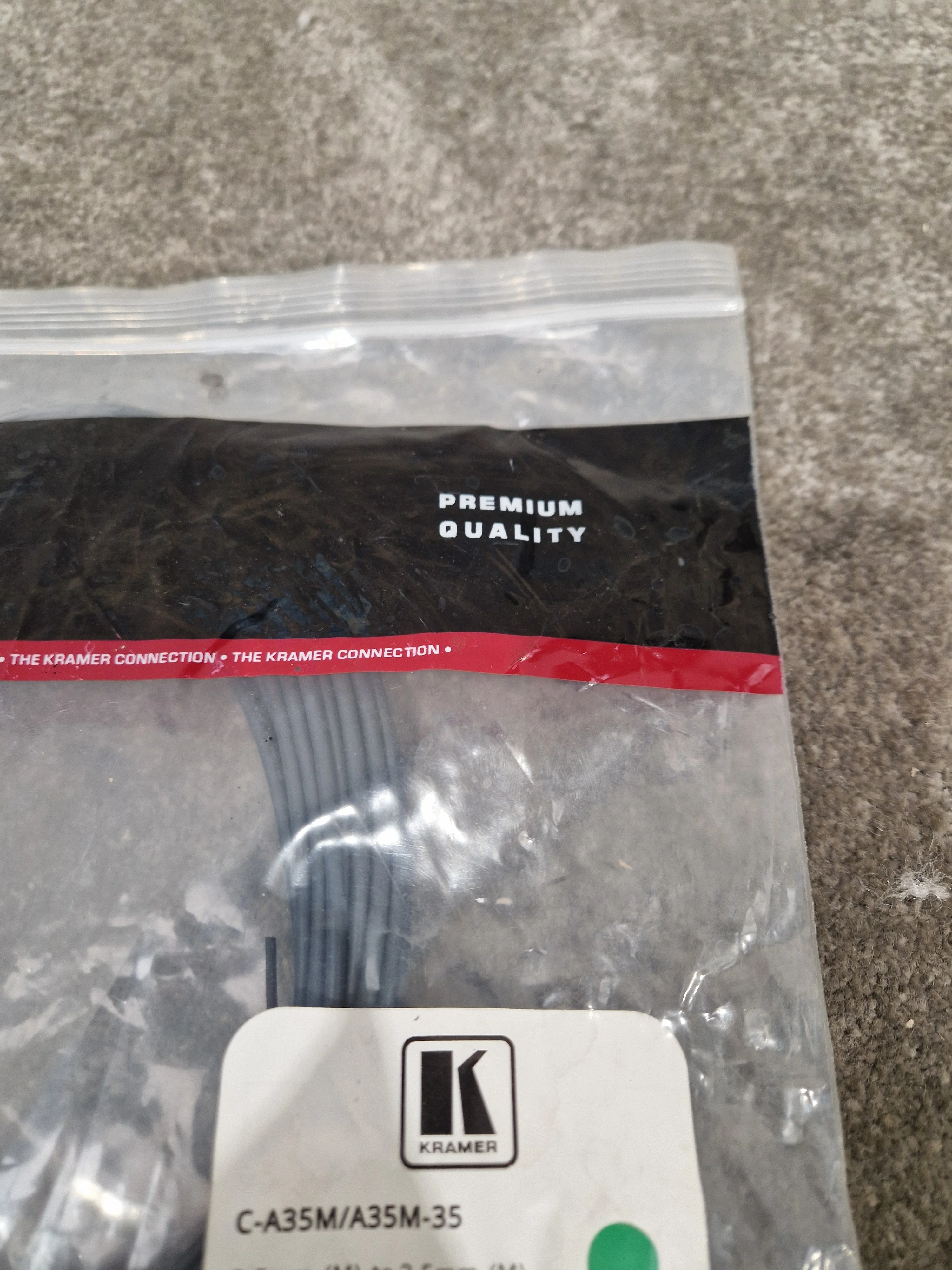 Kramer C-A35M/A35M-35 Cable - High-Performance Audio Cable - Excellent w/ Original packaging - Image 7