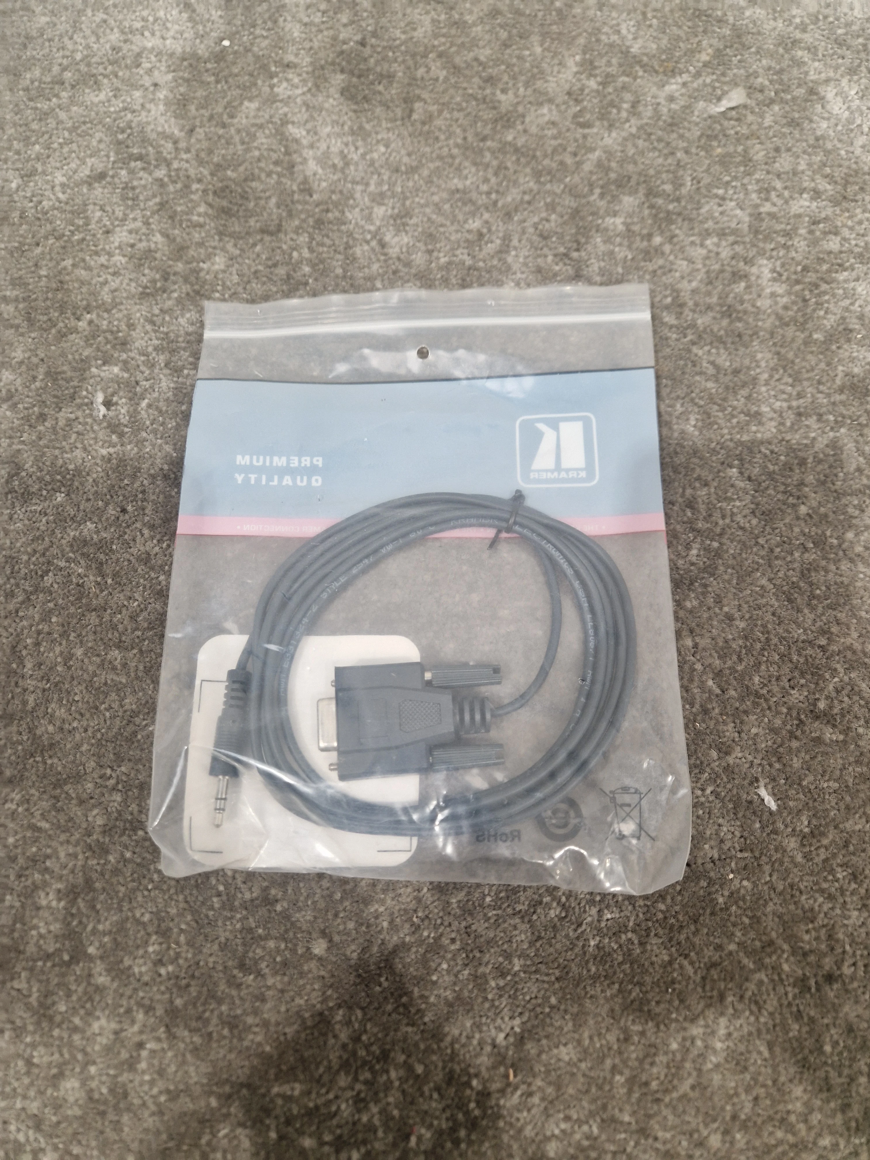 Kramer C-a35m/D9f-6 Cable 6FT - High-Quality Audio Connection - Excellent w/ Original Packing - Image 2