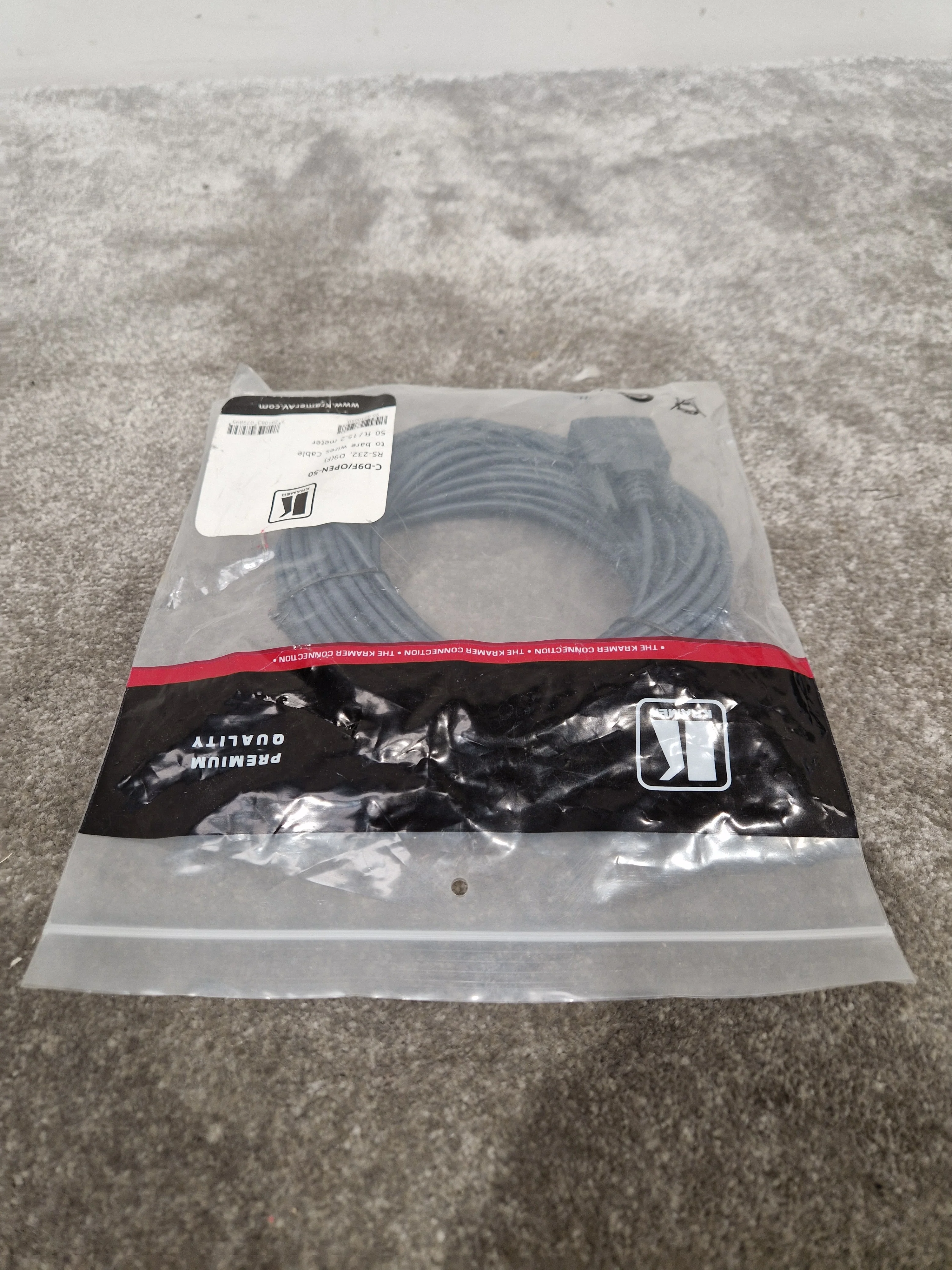 Kramer C-d9f/Open-50 Cable - High-Performance Audio - Excellent w/ Original Packet - Image 6