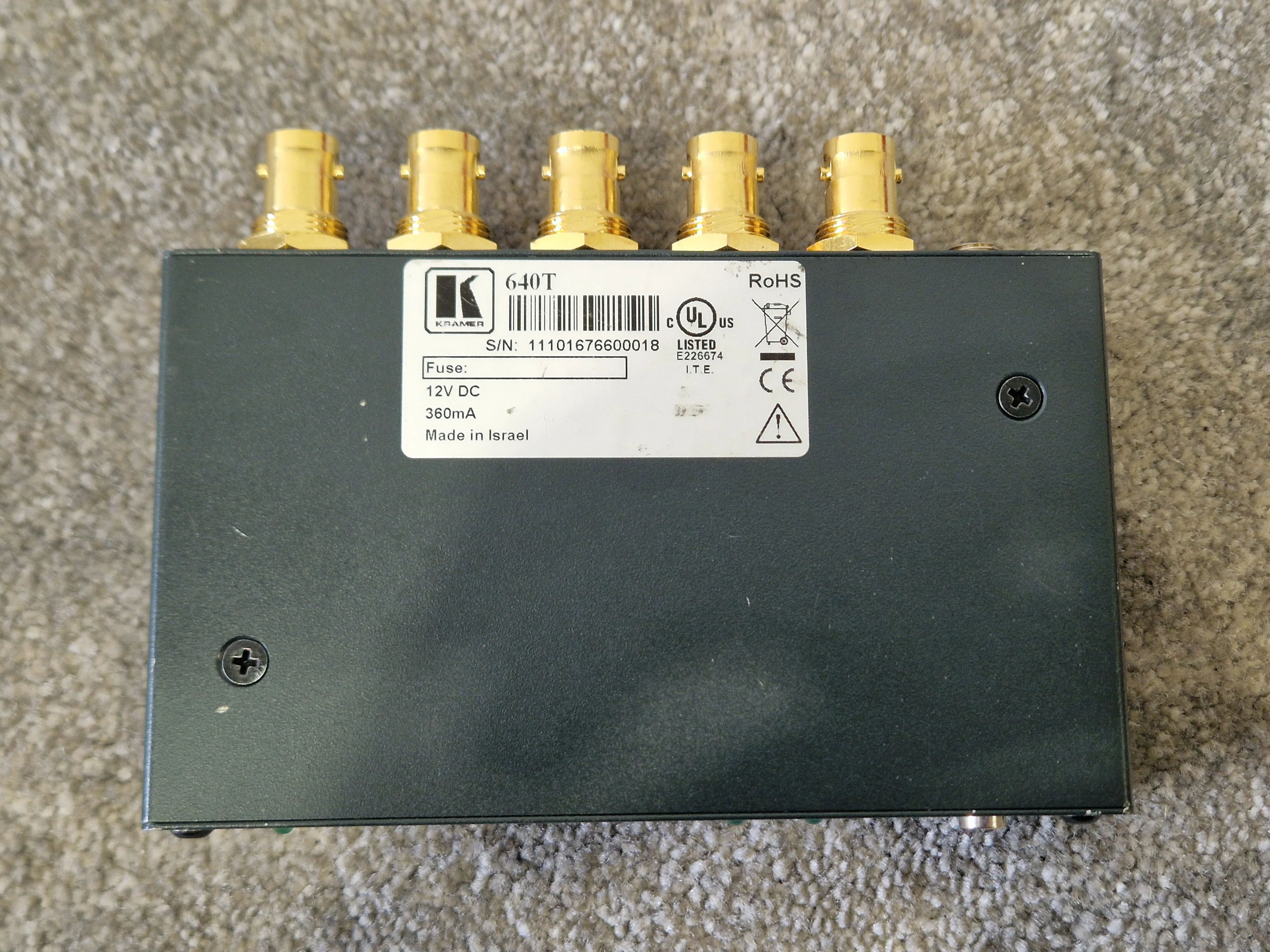 Kramer DigiTOOLS 640T HDMI Transmitter – Over Coax - Good Condition - Image 6
