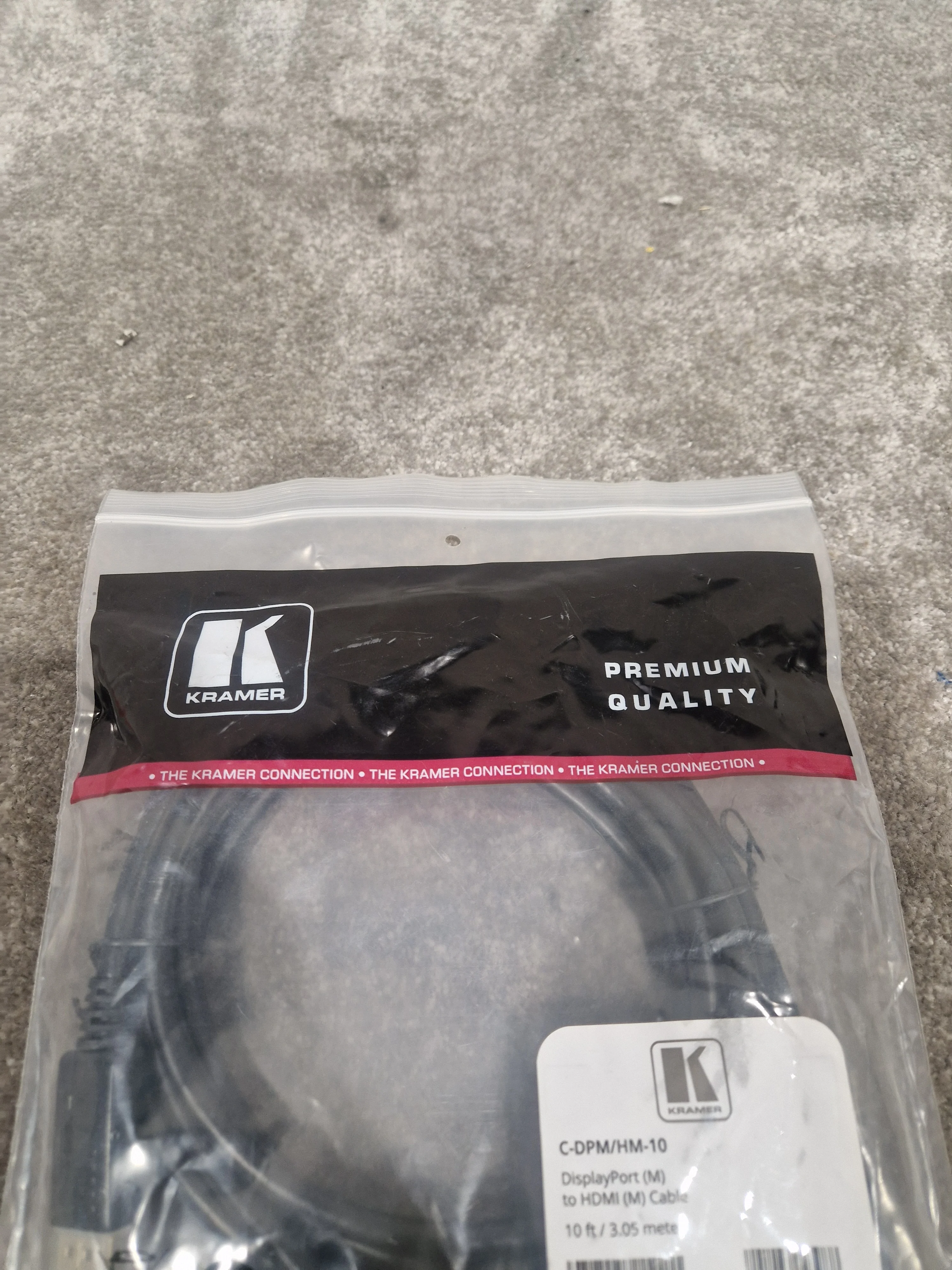 Kramer Displayport TO HDMI Cable 10FT - High-Performance Connectivity - Excellent w/ Original Packaging - Image 7