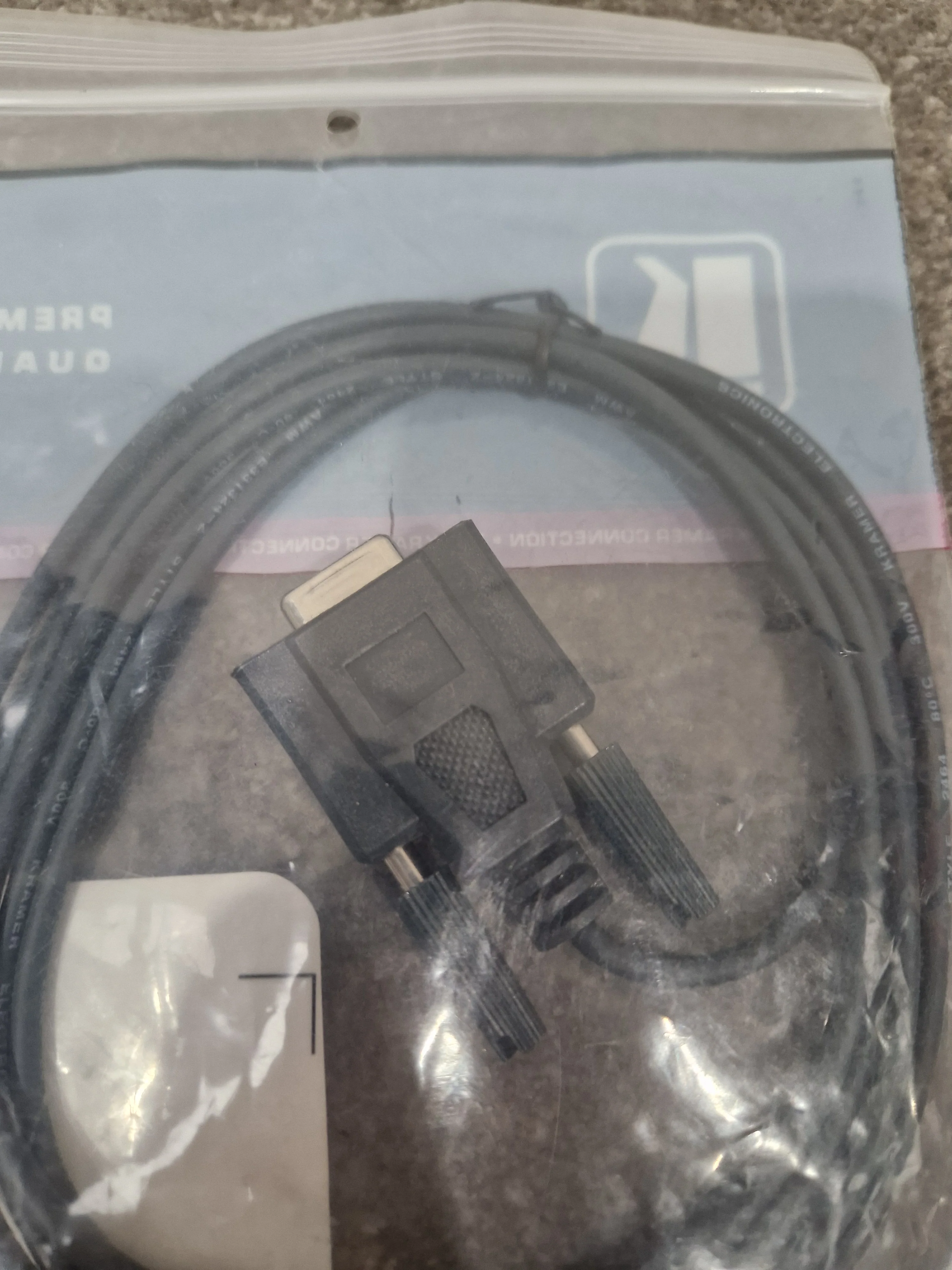Kramer RS-232 D9(f) TO Bare Wires Cable 6FT - High-Quality Signal Transfer - Excellent w/ Original Packaging - Image 3