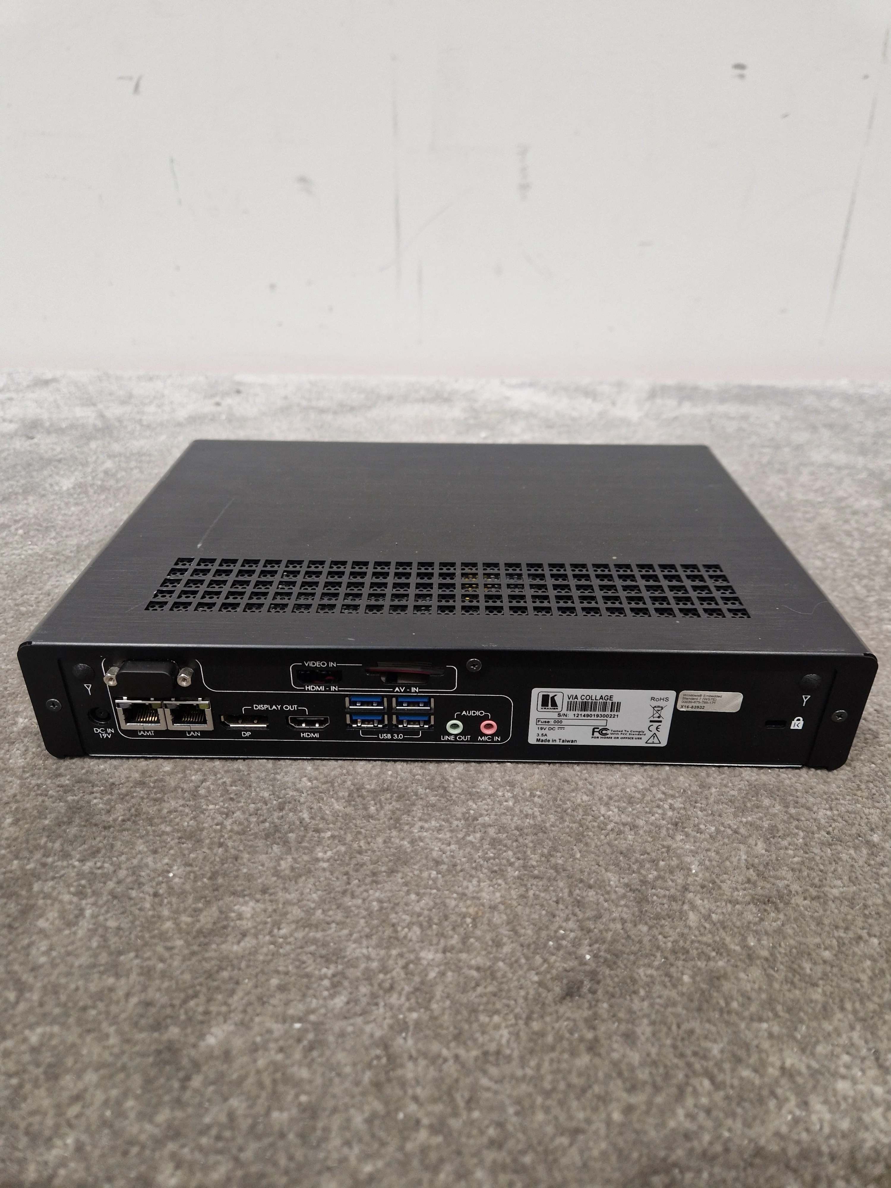 Kramer Via Collage Wireless Presentation Hub - Wireless Connectivity, Easy Setup - Very Good - Image 2