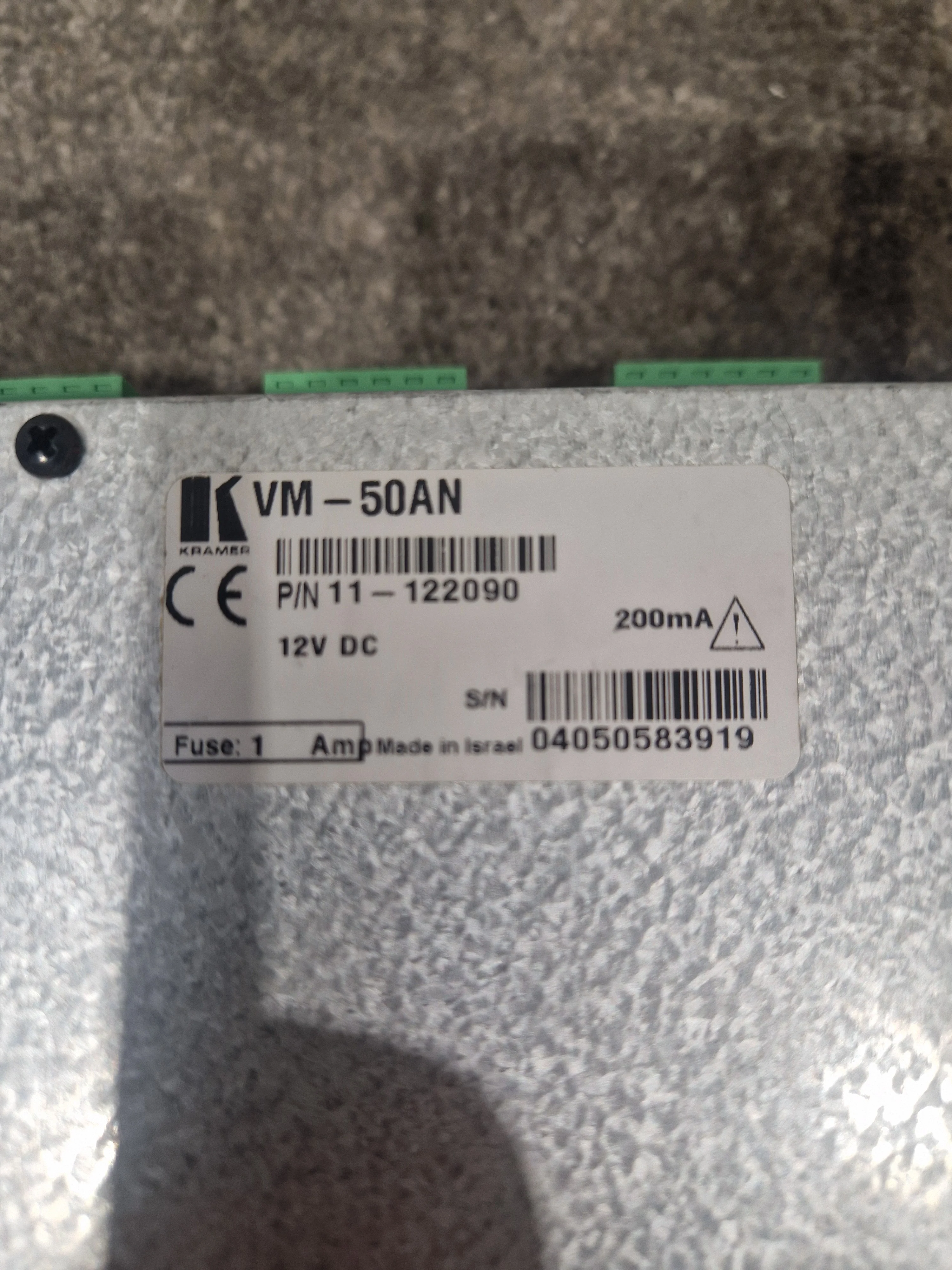 Kramer VM-50AN Audio Distributor - 5-Channel, Balanced Outputs - Very Good - Image 7