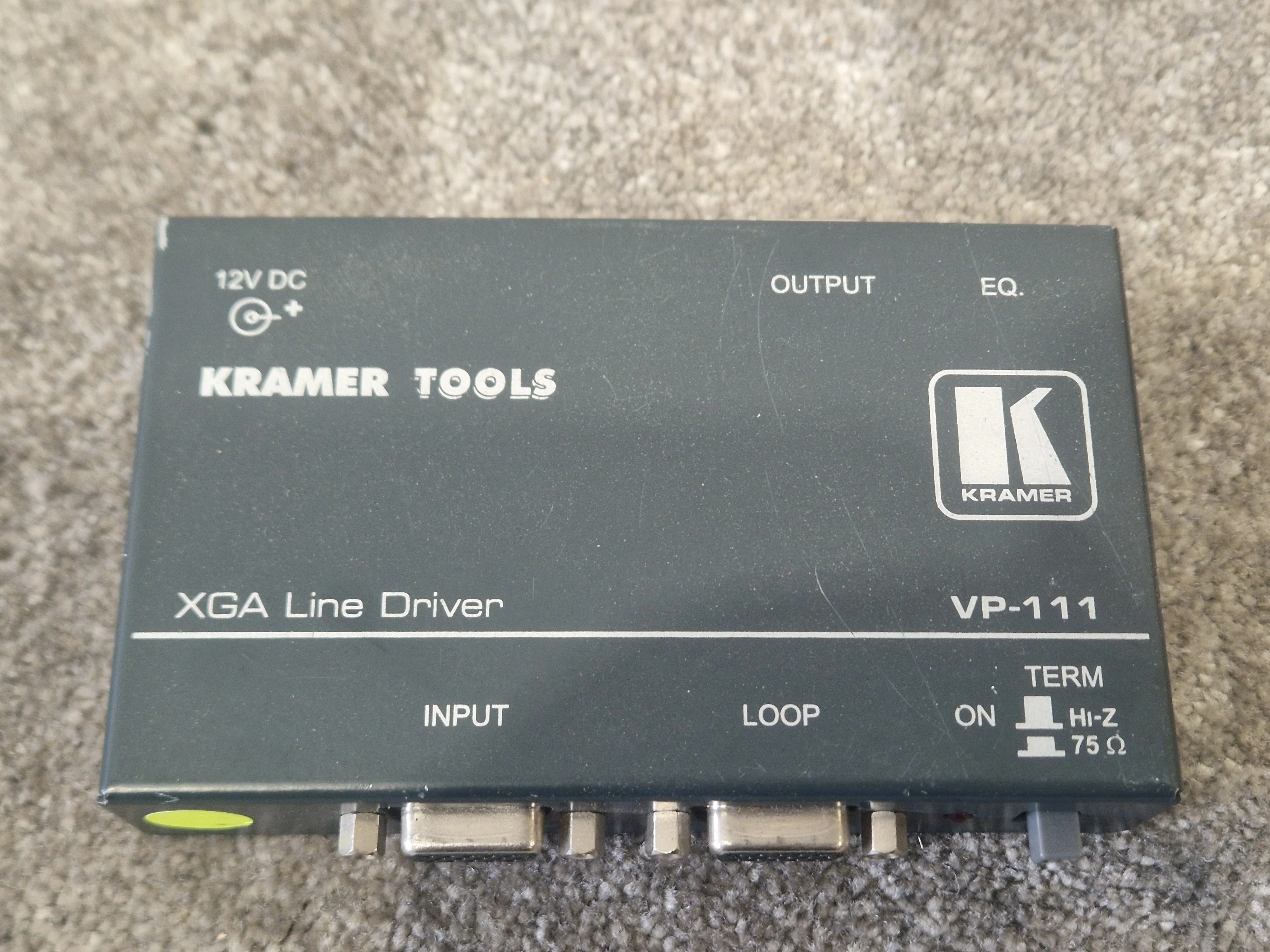 Kramer VP-111 High-Resolution Video Distribution Amp – Untested – Good - Image 3