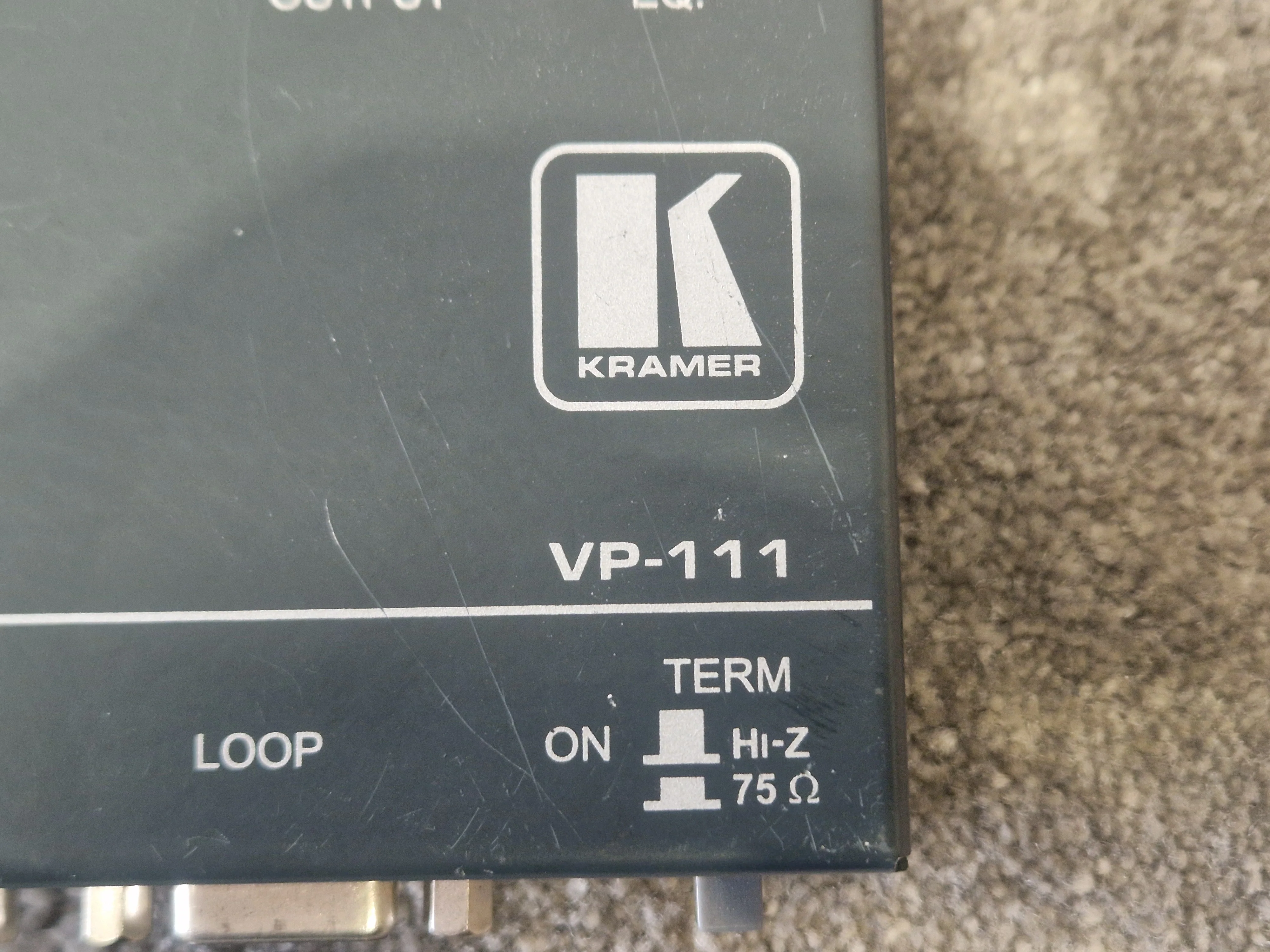 Kramer VP-111 High-Resolution Video Distribution Amp – Untested – Good - Image 6