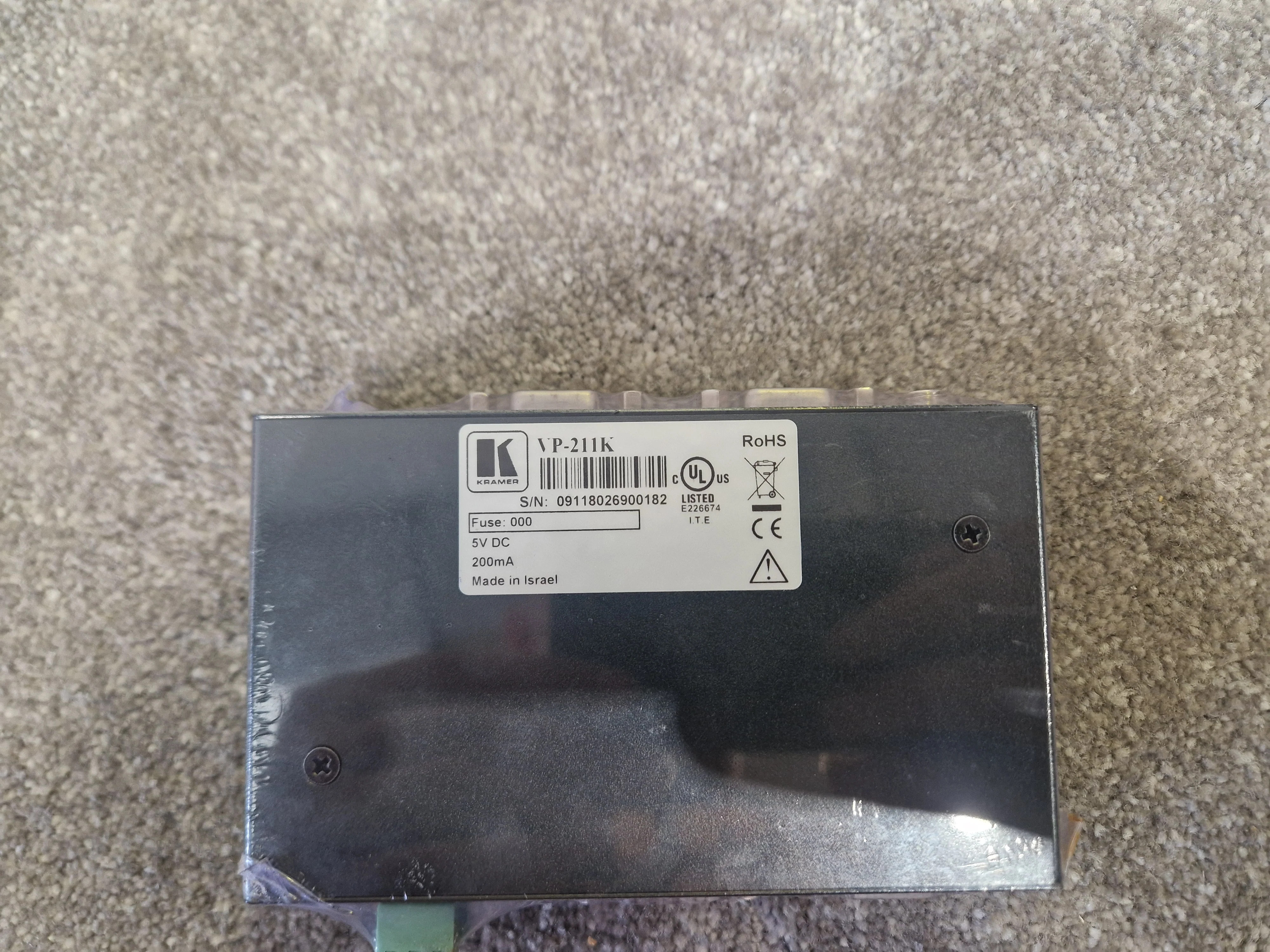Kramer VP-211K – 2-Way VGA/UXGA Distribution Amplifier – Factory Sealed New - Image 4