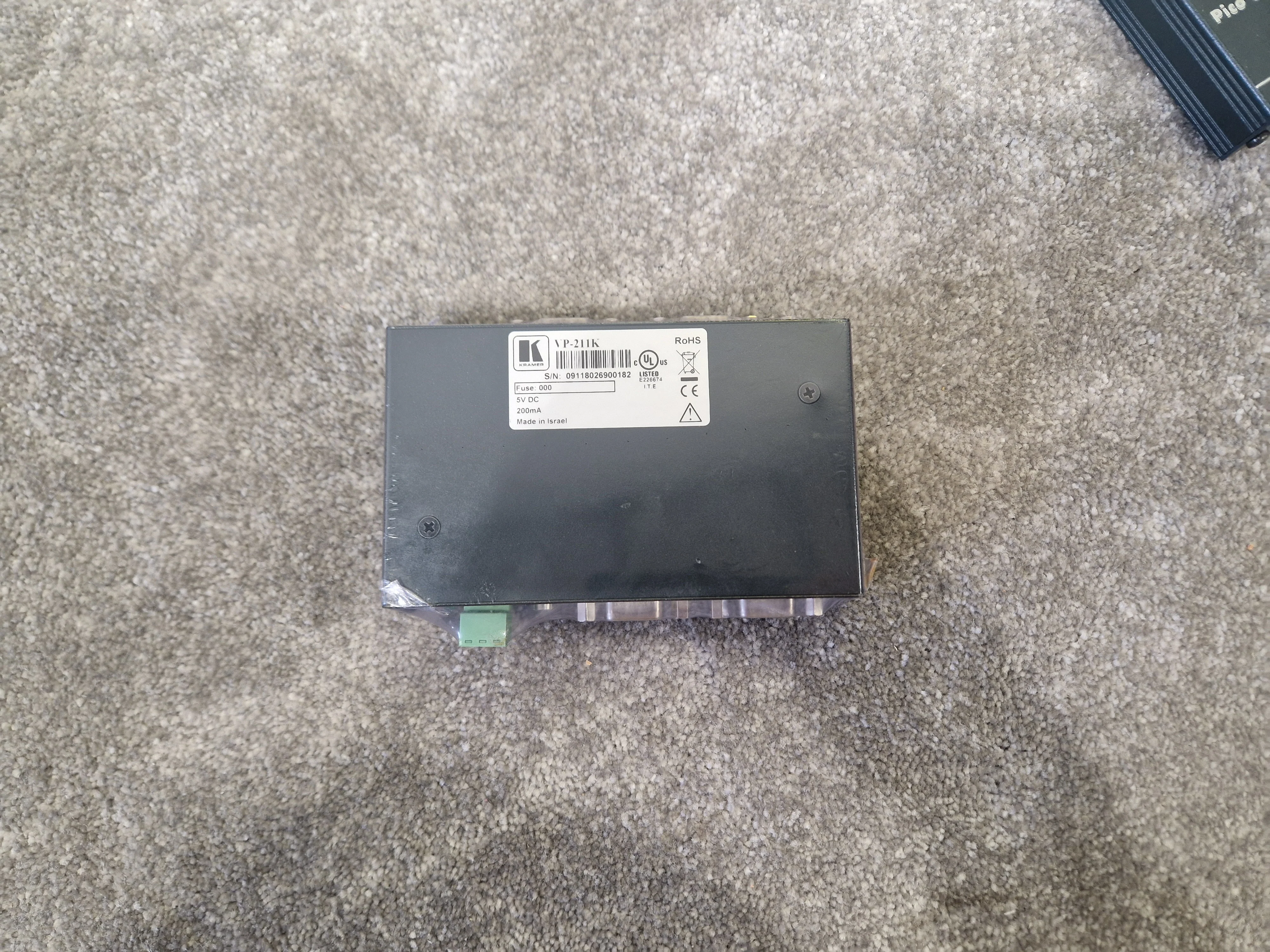 Kramer VP-211K – 2-Way VGA/UXGA Distribution Amplifier – Factory Sealed New - Image 5
