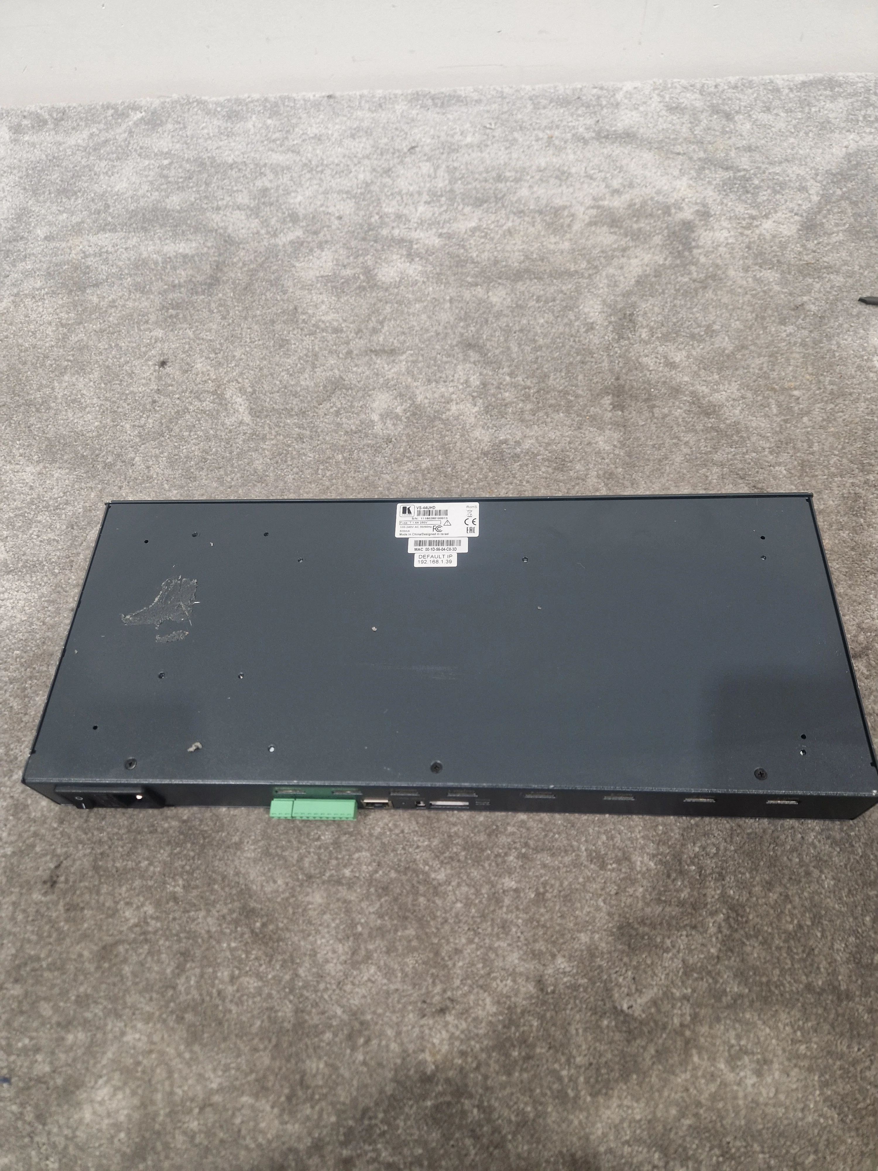 Kramer VS-44UHD 4x4 matrix switcher - HDMI 2.0, Audio De-Embedding - Very Good - Image 13