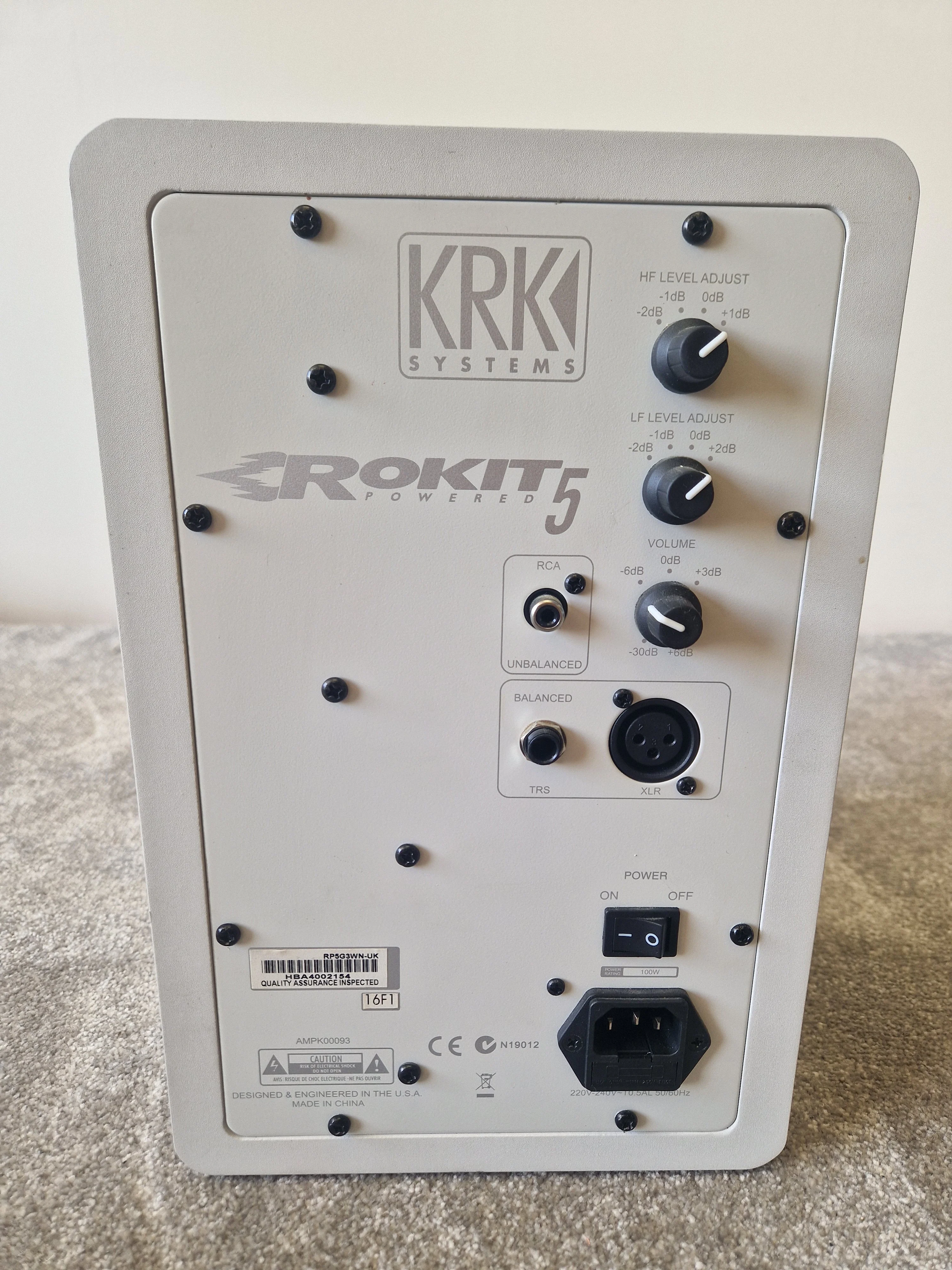 KRK Rokit 5 - Studio Monitor Speaker - Very Good (READ DESCRIPTION) - Image 6