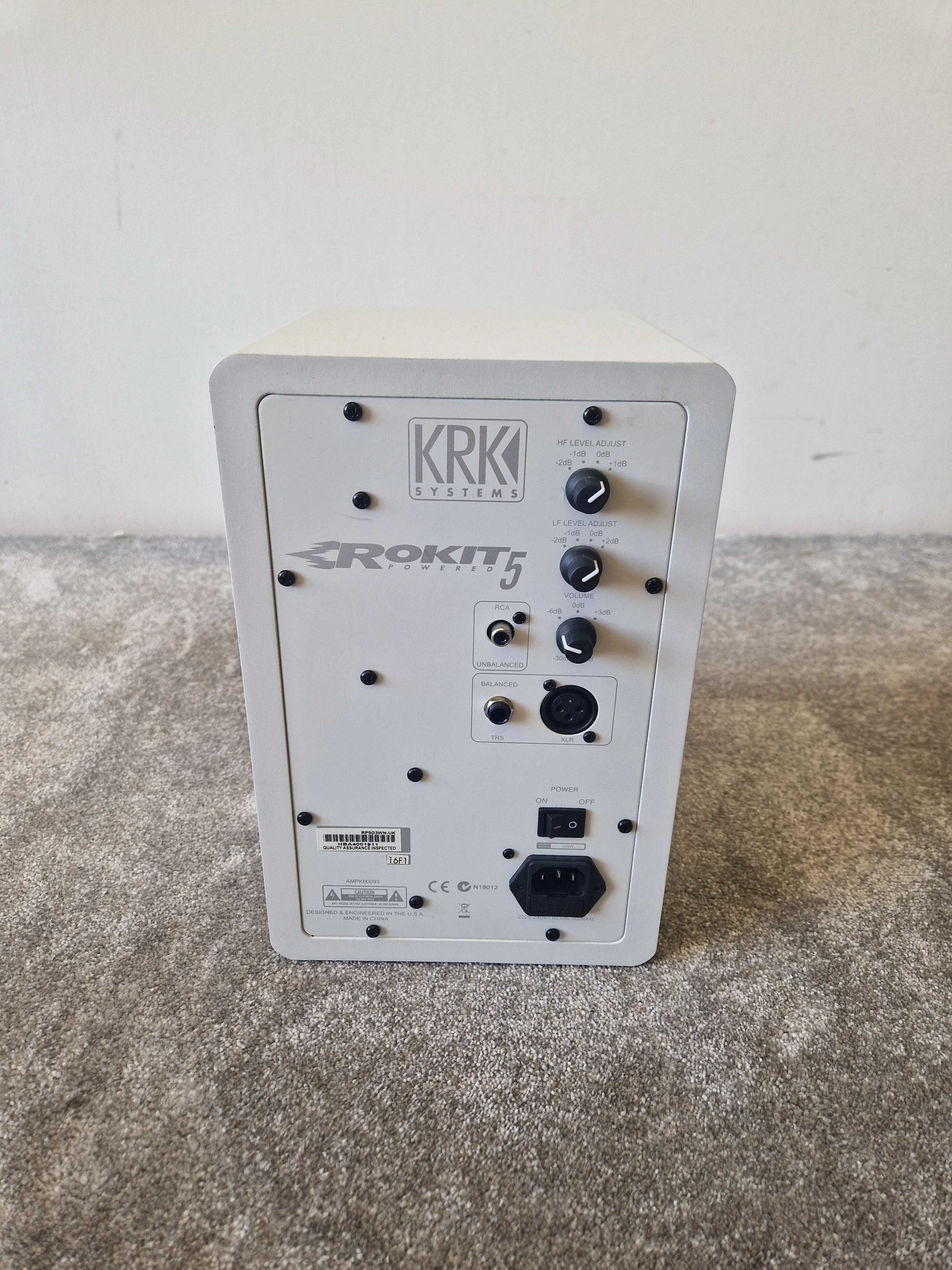 KRK Rokit 5 Powered Studio Monitor – 5" Woofer & Bi-Amp Design – Very Good - Image 4