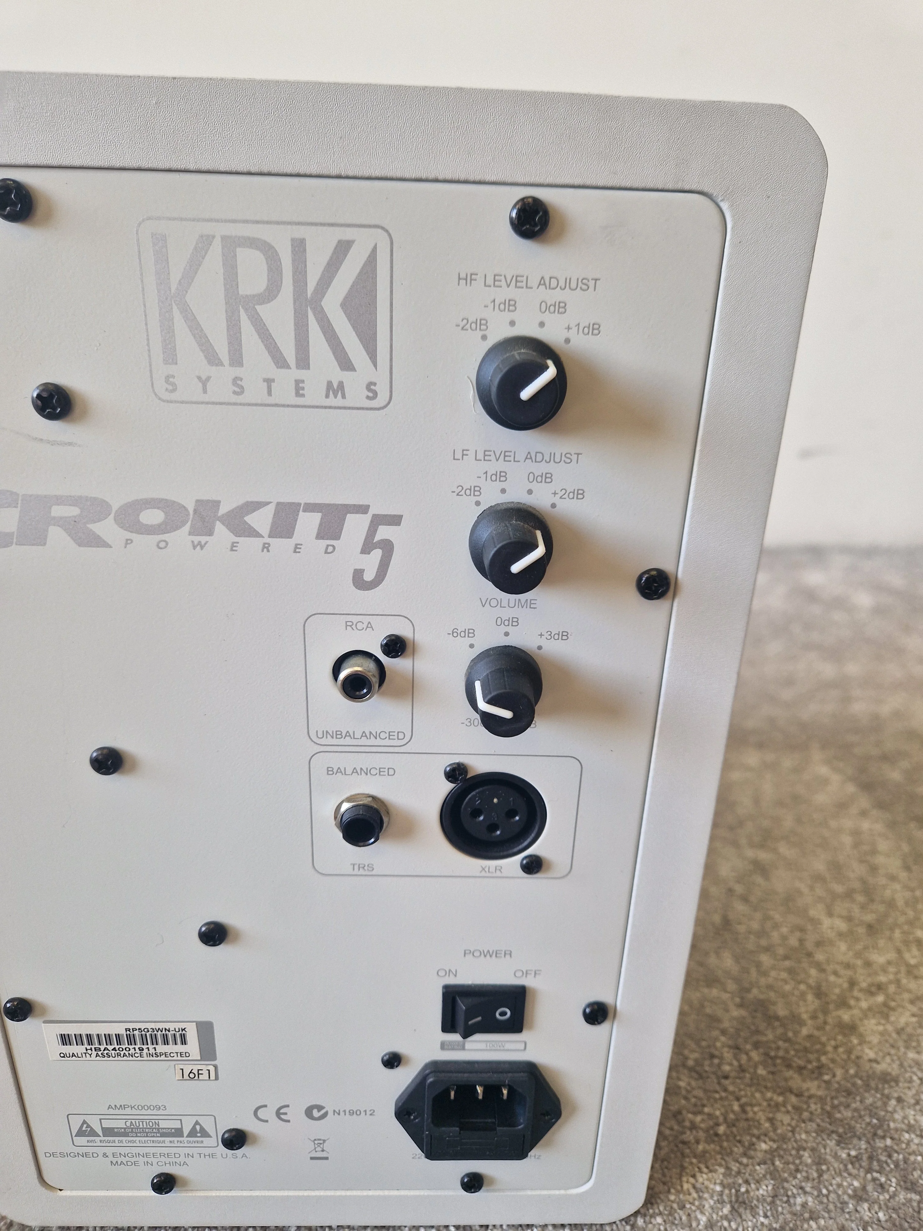 KRK Rokit 5 Powered Studio Monitor – 5" Woofer & Bi-Amp Design – Very Good - Image 5
