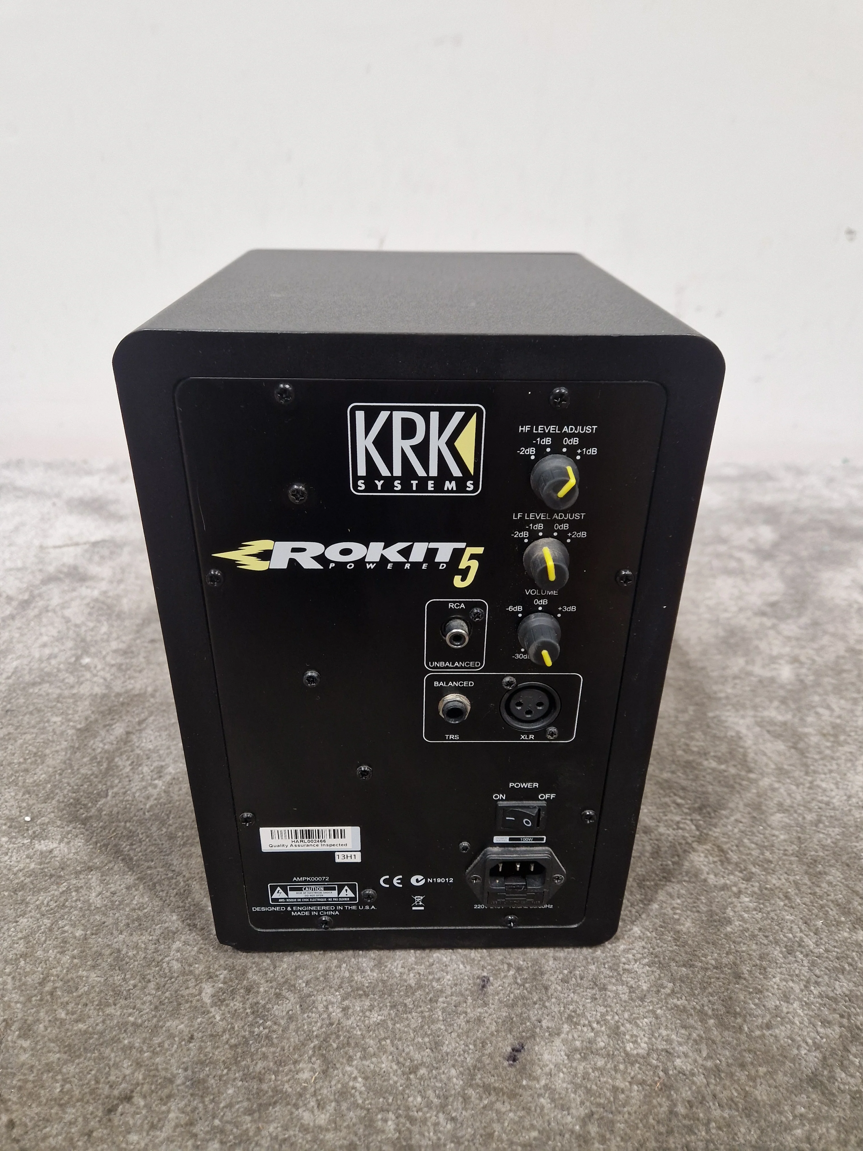 KRK Rokiit 5 Powered PA Speaker - Exceptional Audio Clarity - Excellent w/ Power Cable - Image 8