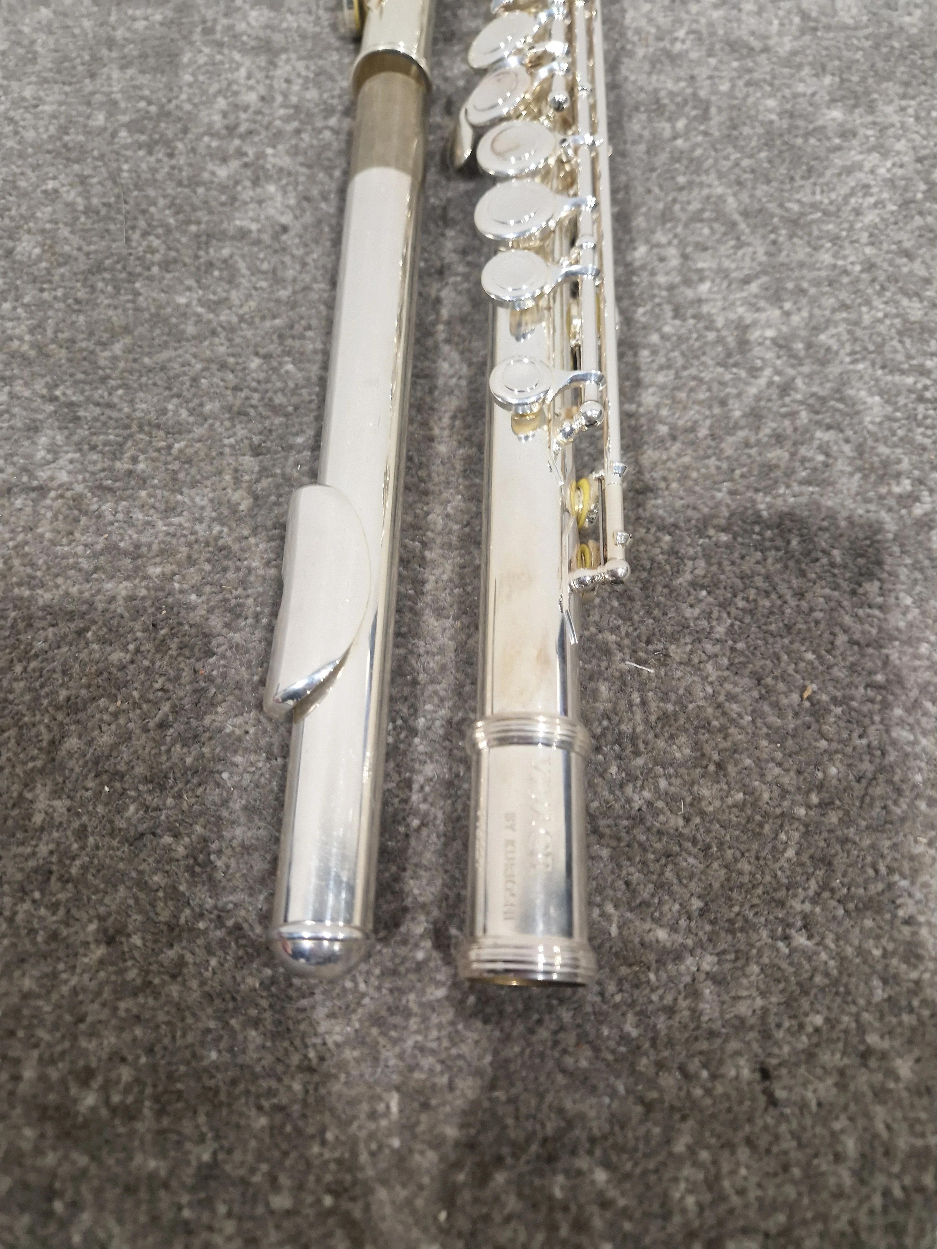 Kurioshi Vivace Silver Plated Flute - Silver-Plated Finish - Excellent w/ Soft Case - Image 5